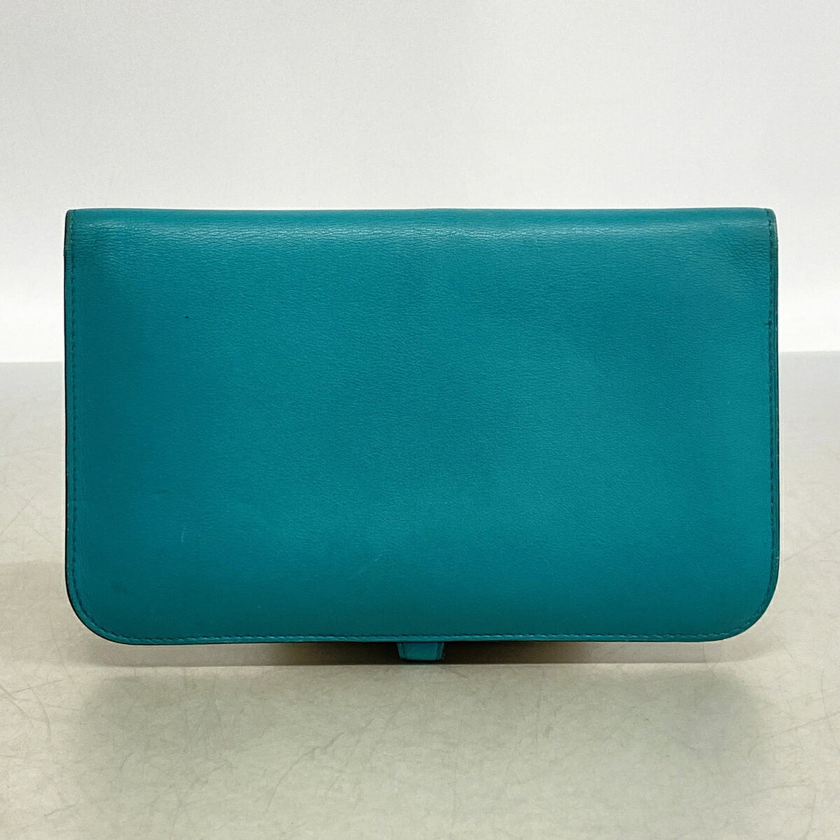Hermes Green Swift Leather Long Wallet (Bi-Fold) (Pre-Owned)