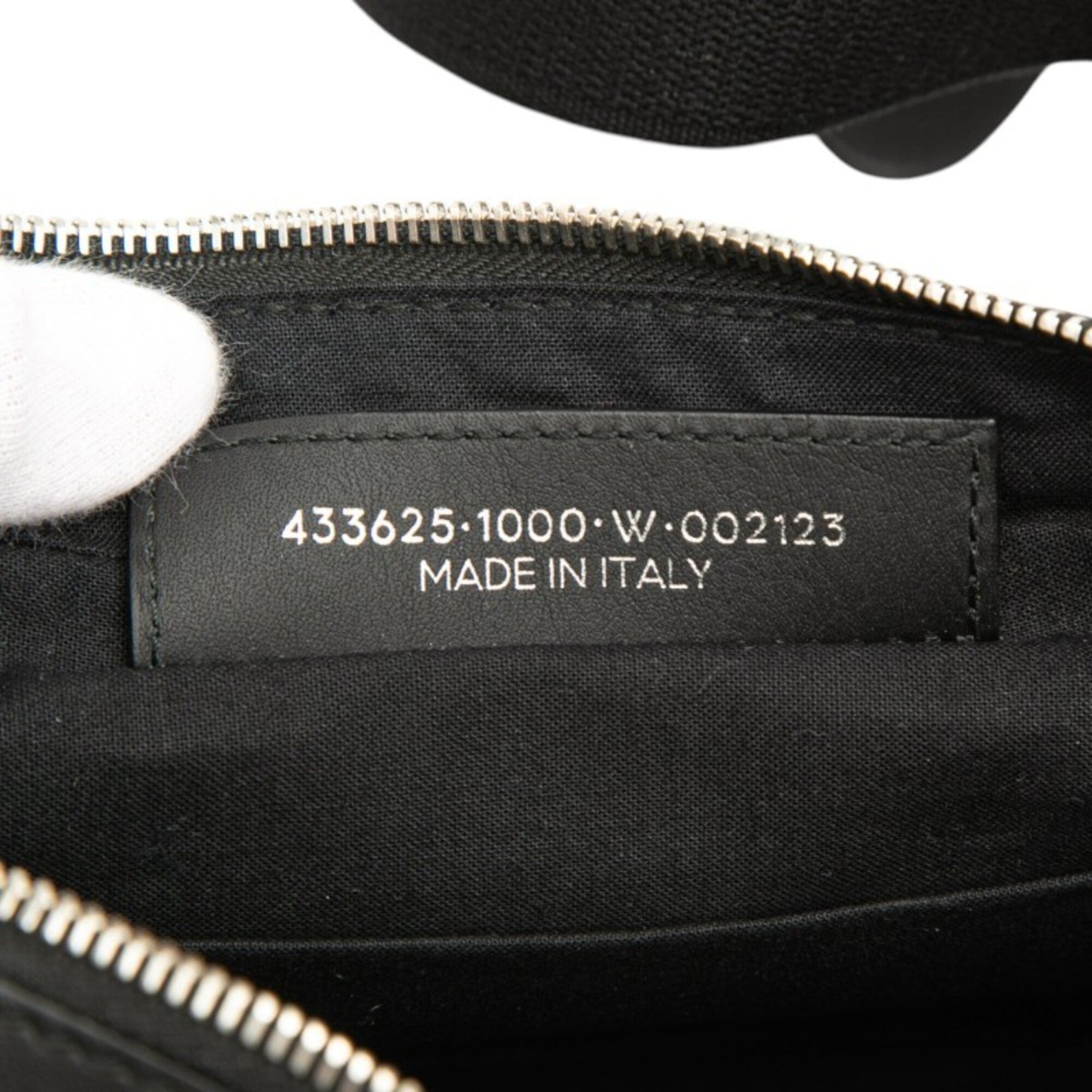 Balenciaga Black Leather Fanny Pack Sling Bag (Pre-Owned)