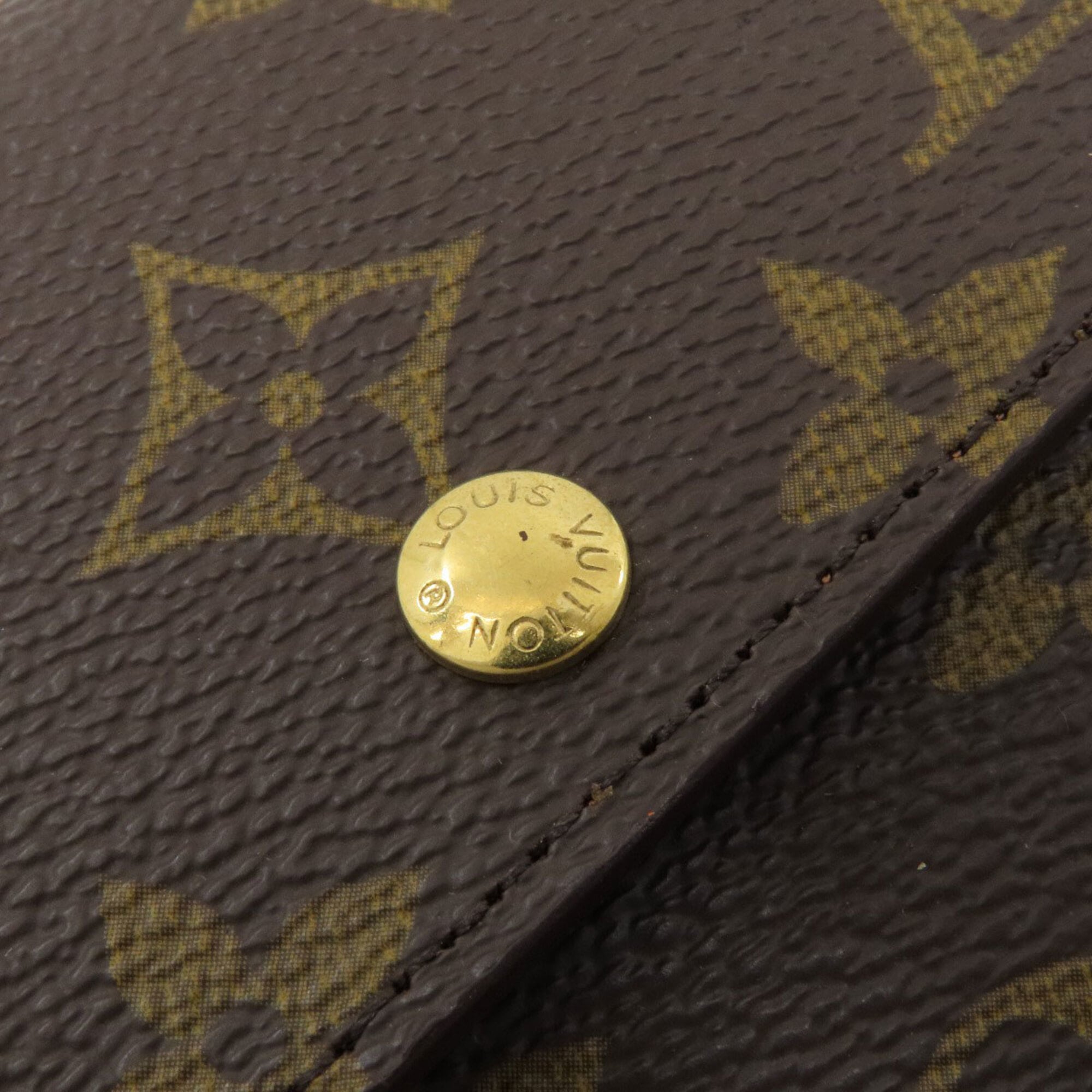Louis Vuitton Monogram Monogram Canvas Wallet (Tri-Fold) (Pre-Owned)