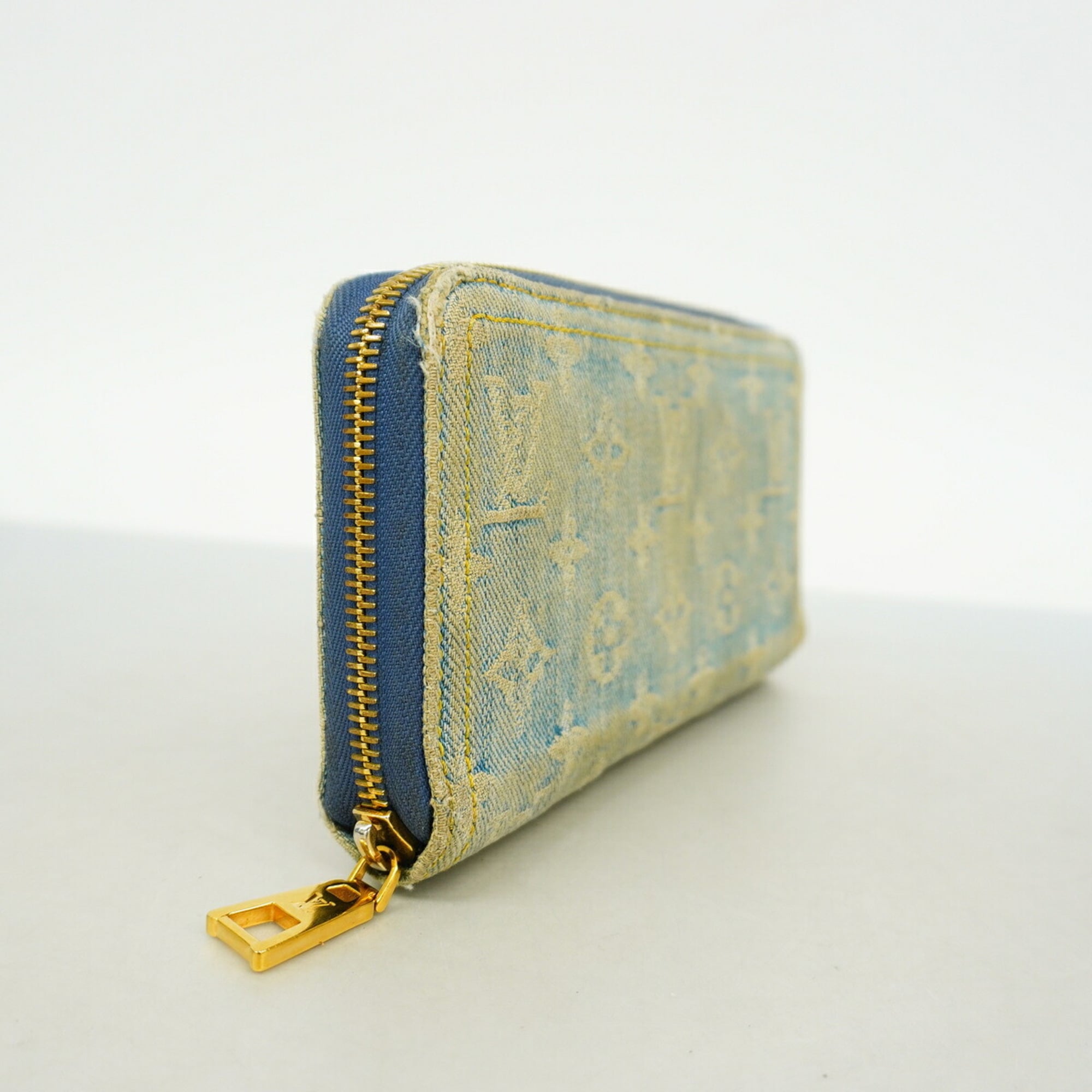 Louis Vuitton Blue Long Wallet (Bi-Fold) (Pre-Owned)