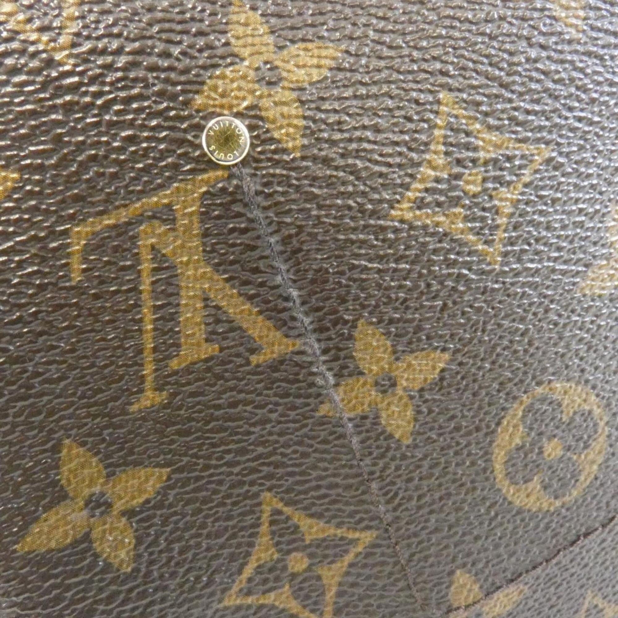 Louis Vuitton Marron Coated Canvas Shoulder Bag (Pre-Owned)