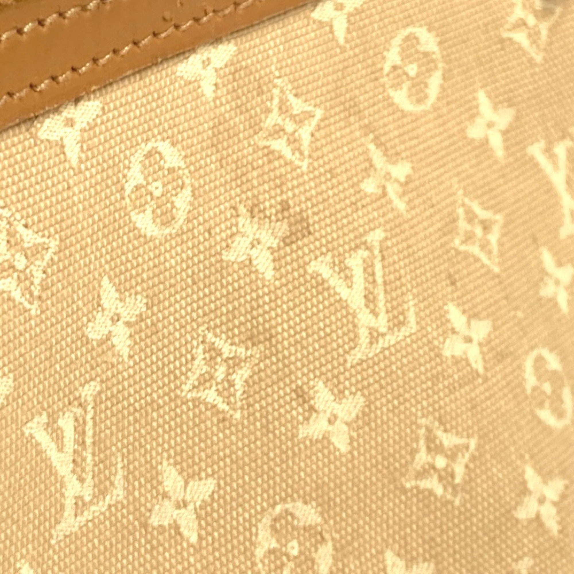 Louis Vuitton Beige Monogram Mini Handbag Shoulder Bag (Pre-Owned)