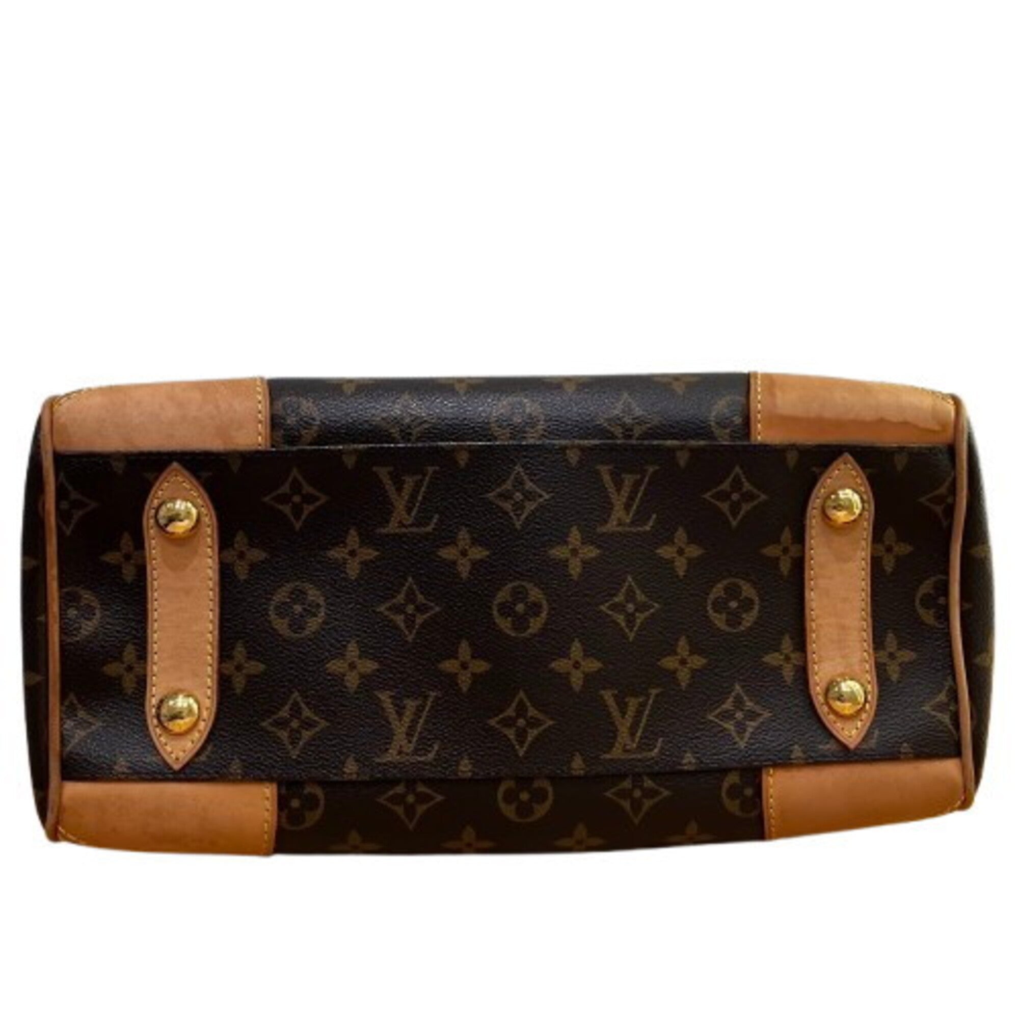Louis Vuitton Brown Pvc Handbag (Pre-Owned)