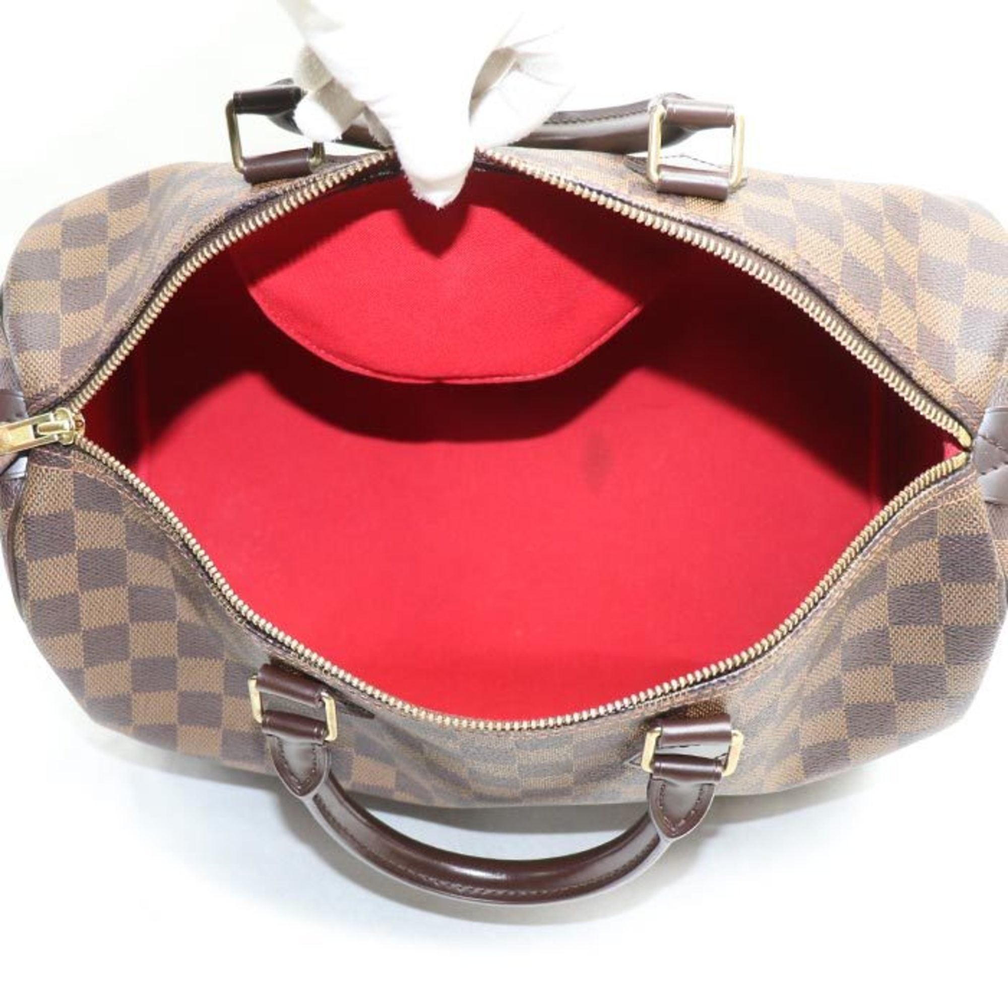 Louis Vuitton Brown Damier Canvas Damier Canvas Boston Bag (Pre-Owned)