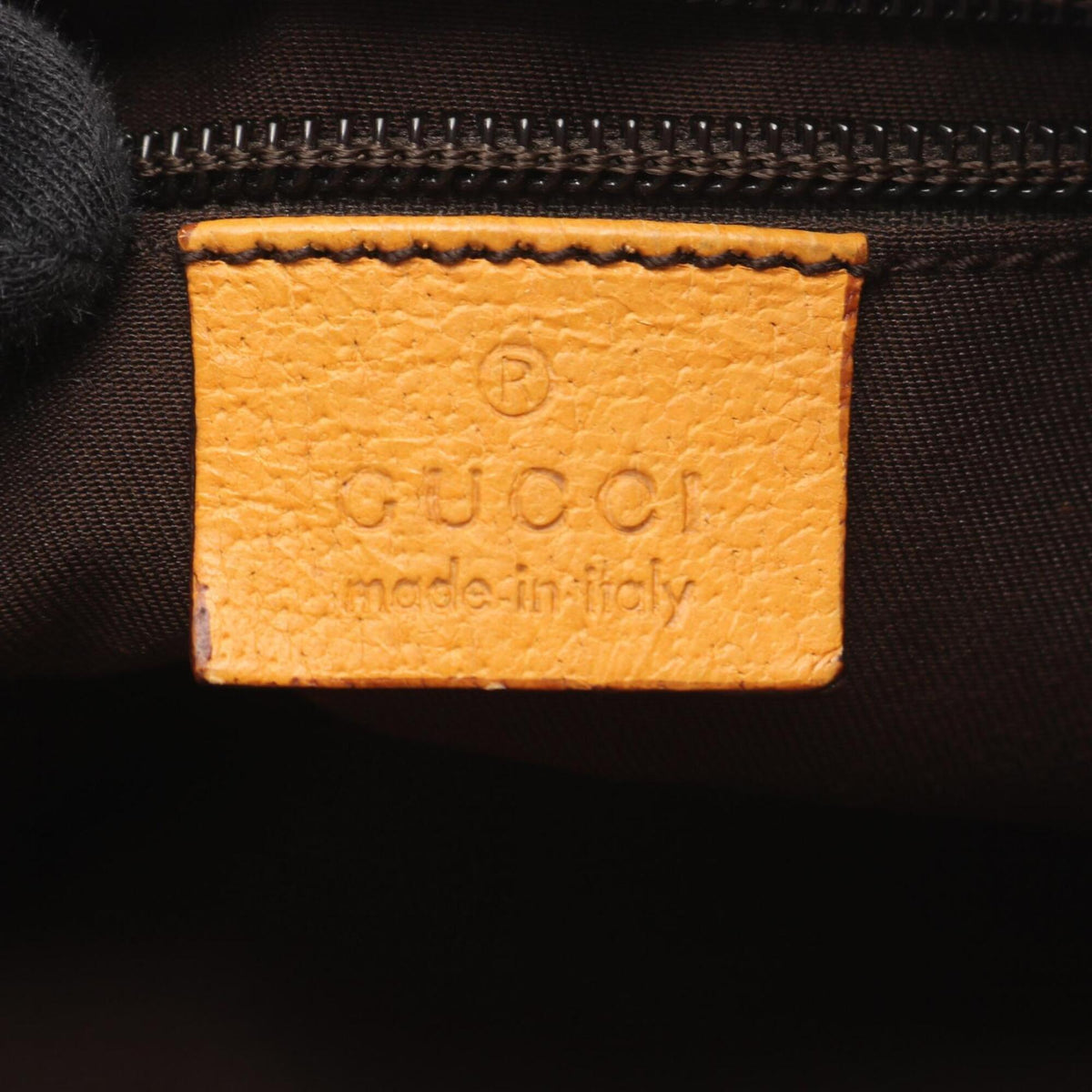 Gucci Gg Canvas Beige Yellow Gg Canvas Leather Handbag Shoulder Bag (Pre-Owned)