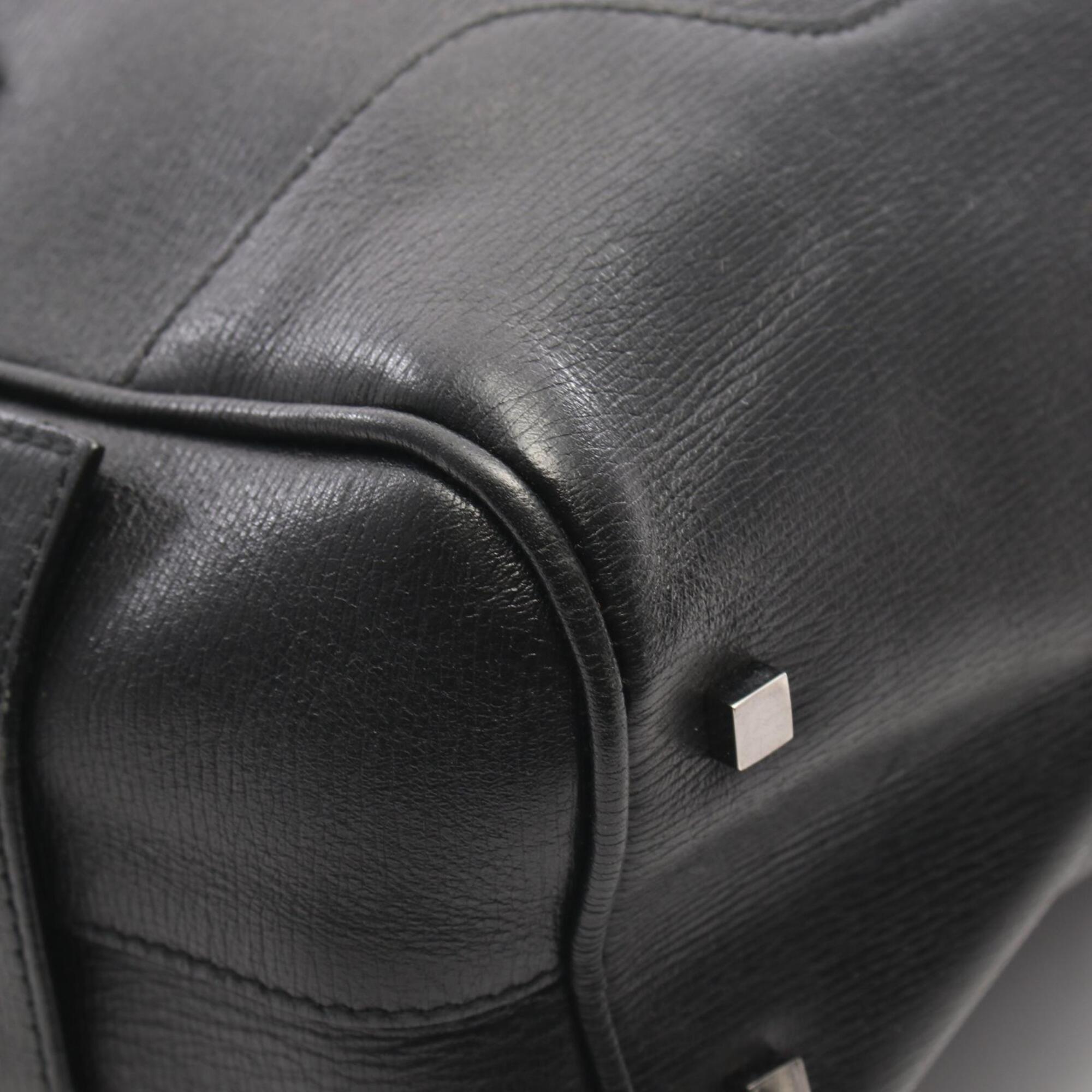 Gucci Black Leather Handbag (Pre-Owned)