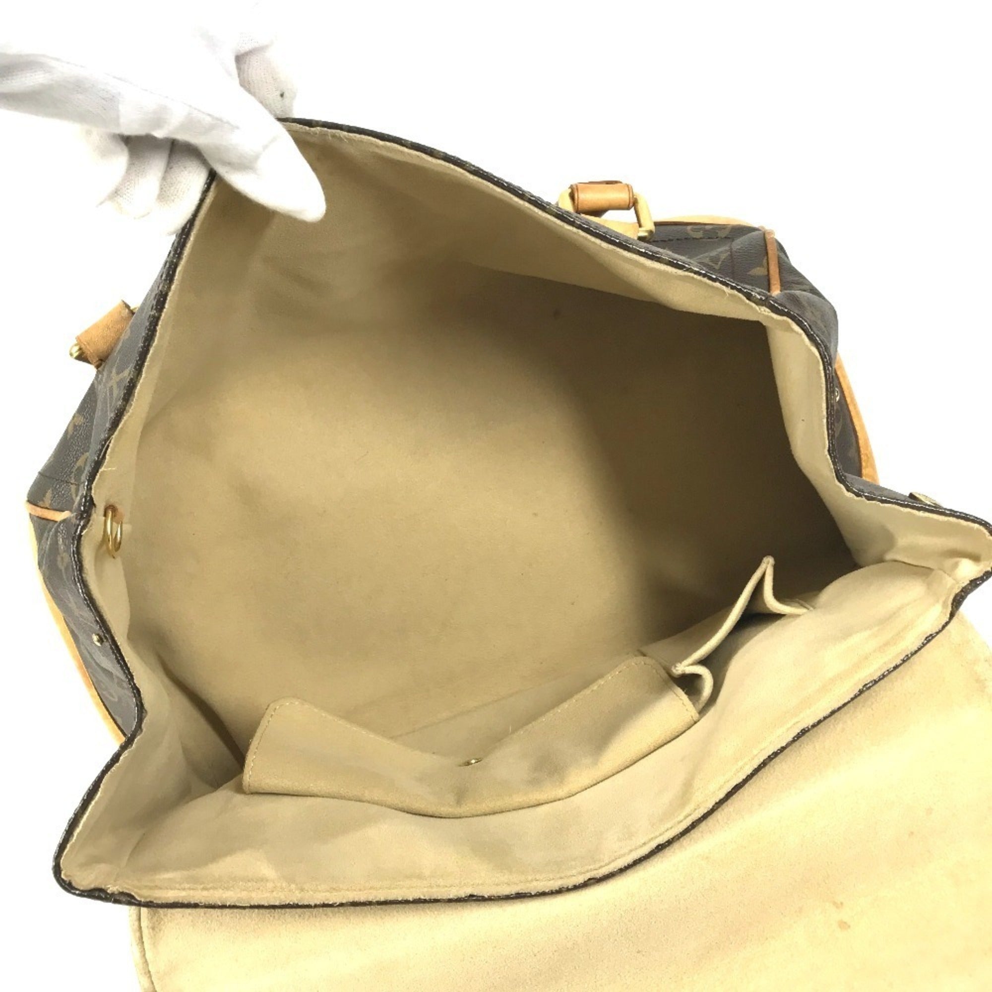 Louis Vuitton Brown Monogram Shoulder Bag Tote Bag (Pre-Owned)