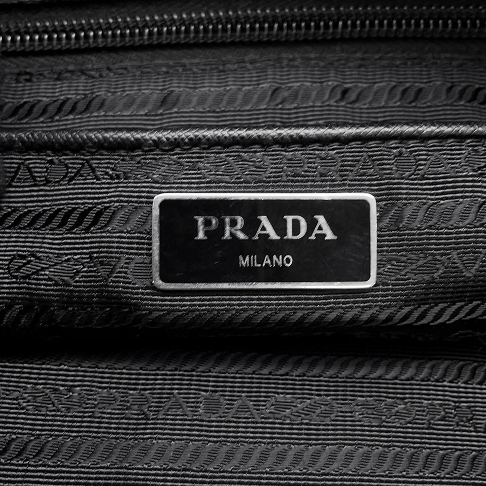 Prada Black Nylon Handbag (Pre-Owned)