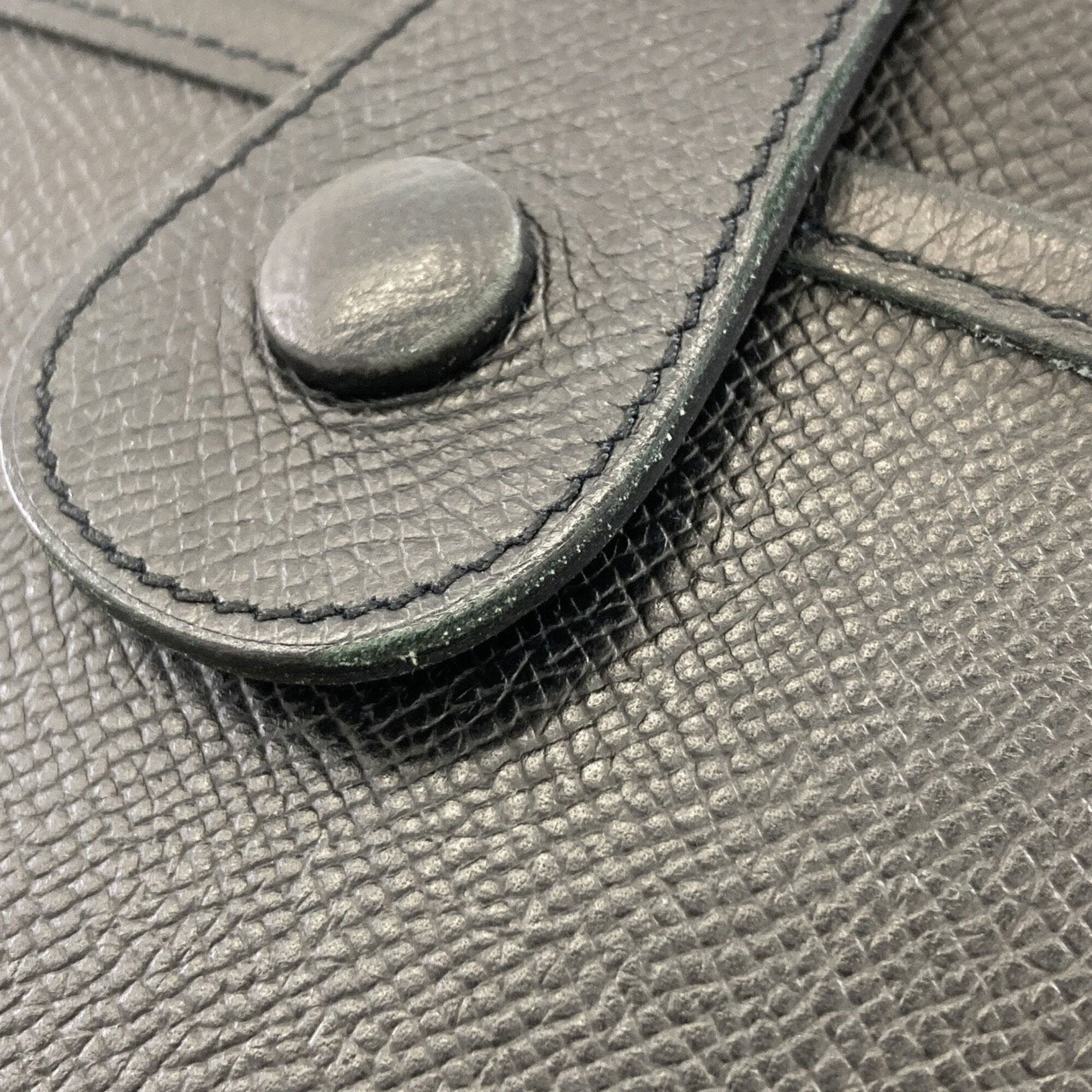 Hermes Evelyne Black Epsom Leather Shoulder Bag (Pre-Owned)