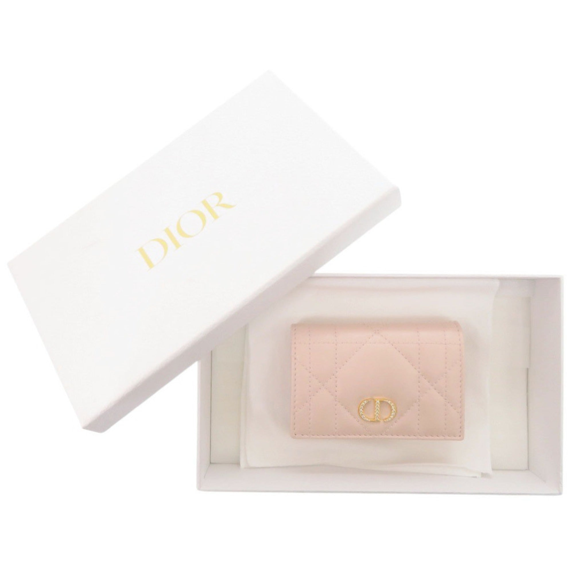 Christian Dior Pink Leather Wallet (Bi-Fold) (Pre-Owned)