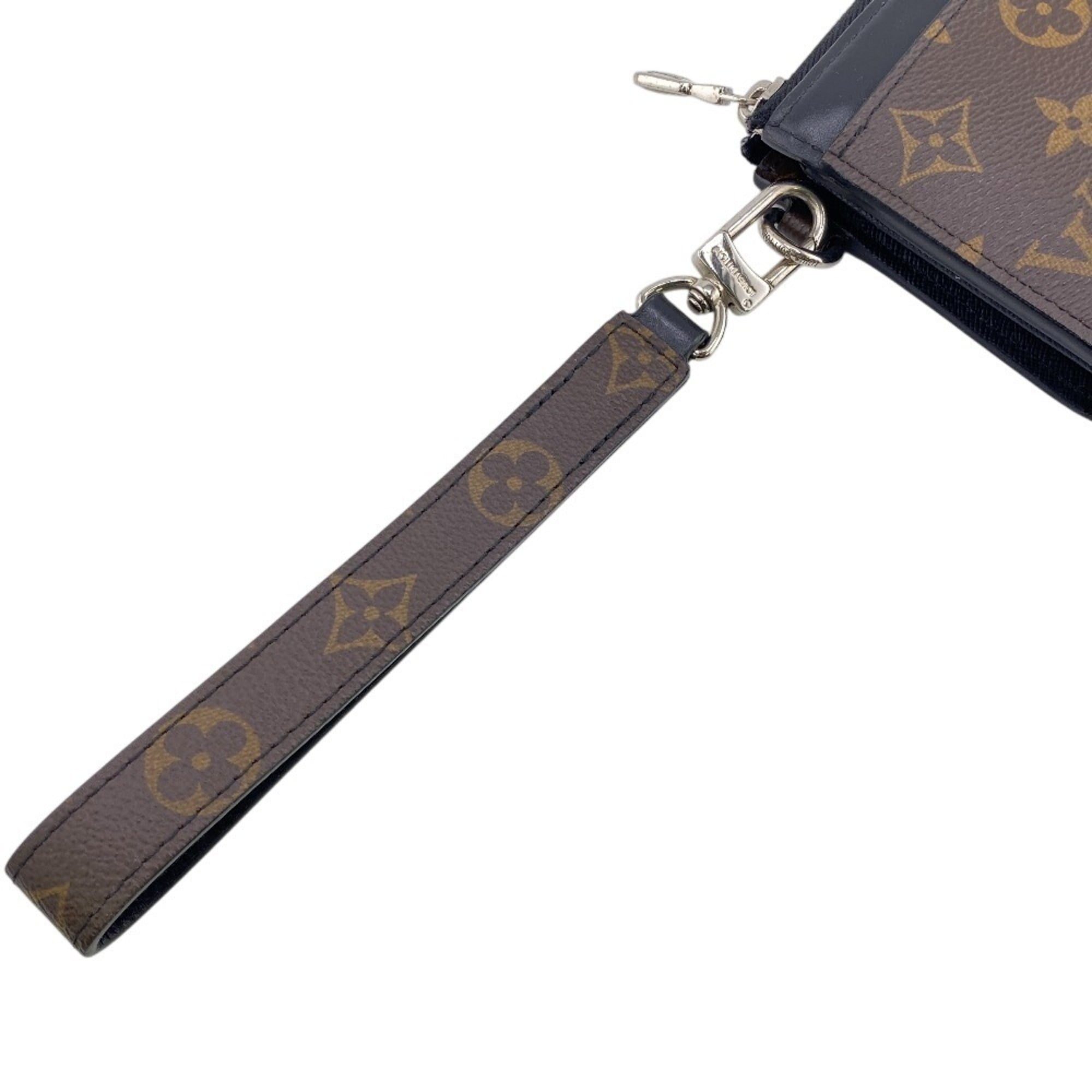 Louis Vuitton Brown Monogram Leather Long Wallet (Bi-Fold) (Pre-Owned)
