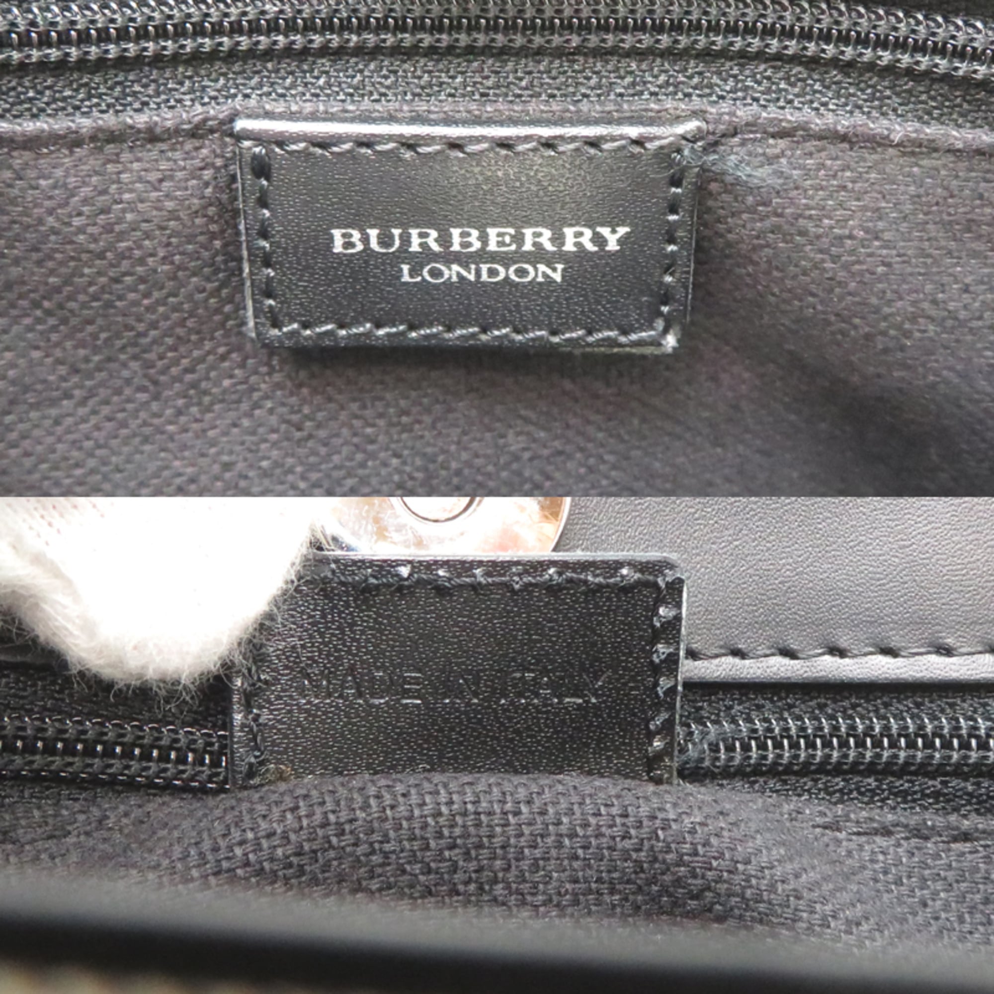 Burberry Brown Pvc Handbag (Pre-Owned)
