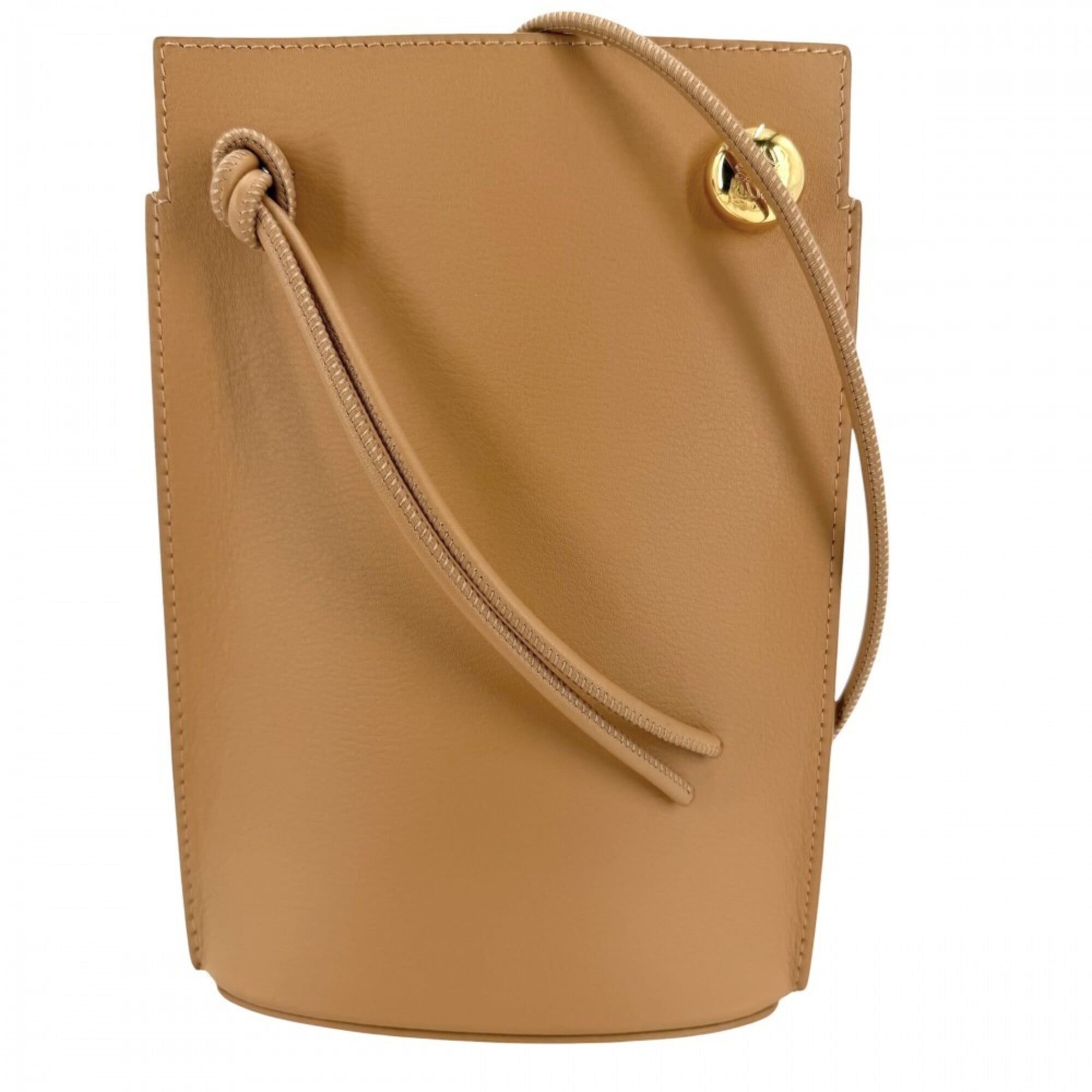 Loewe Beige Beige Gold White Leather Shoulder Bag (Pre-Owned)