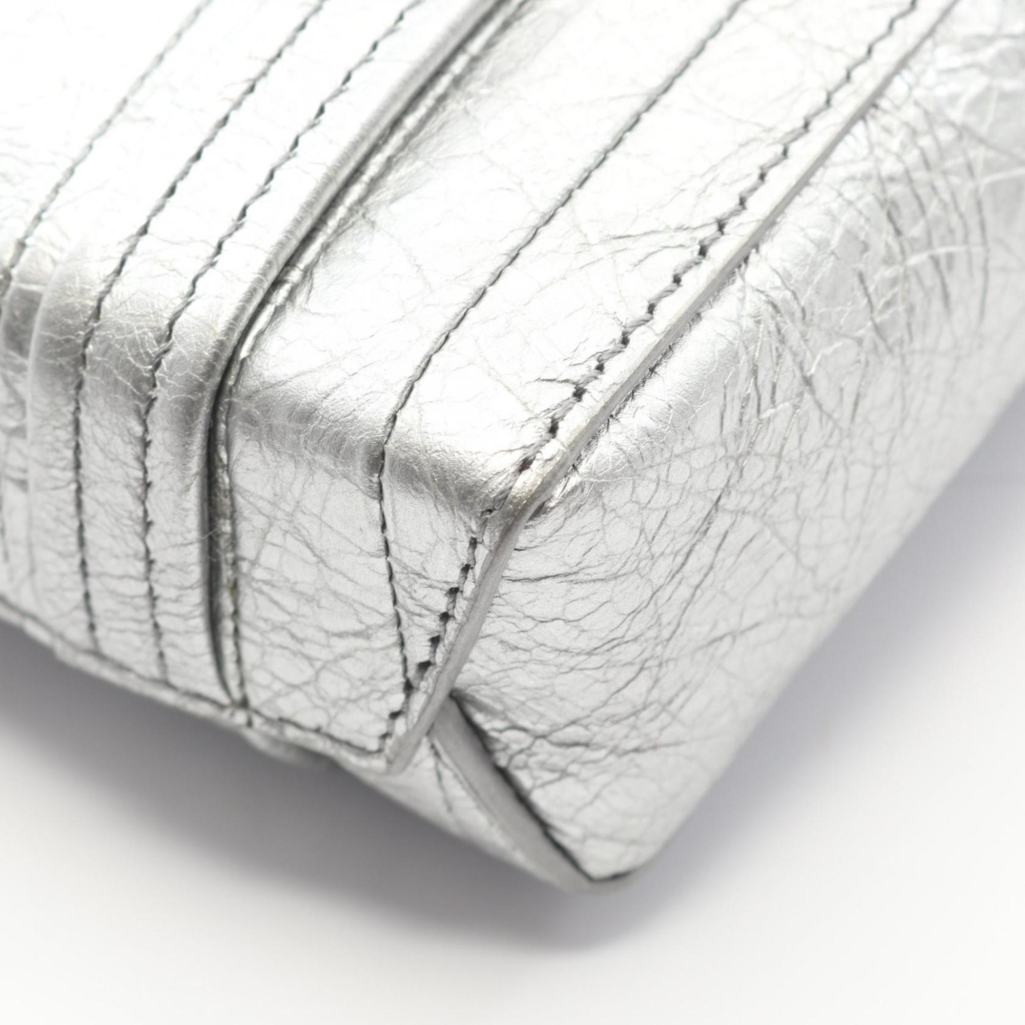 Balenciaga Silver Leather Shoulder Bag (Pre-Owned)