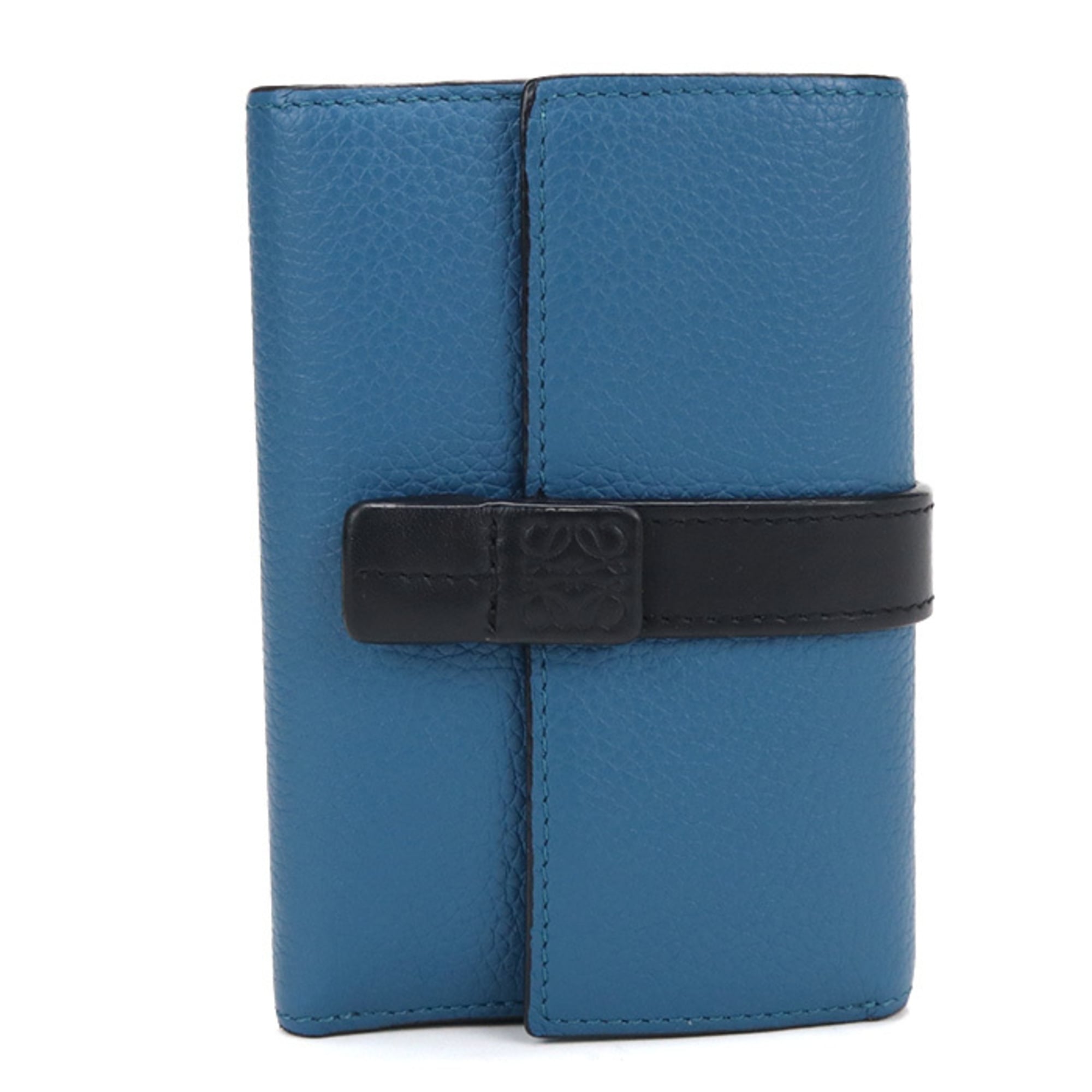 Loewe Blue Leather Wallet (Tri-Fold) (Pre-Owned)