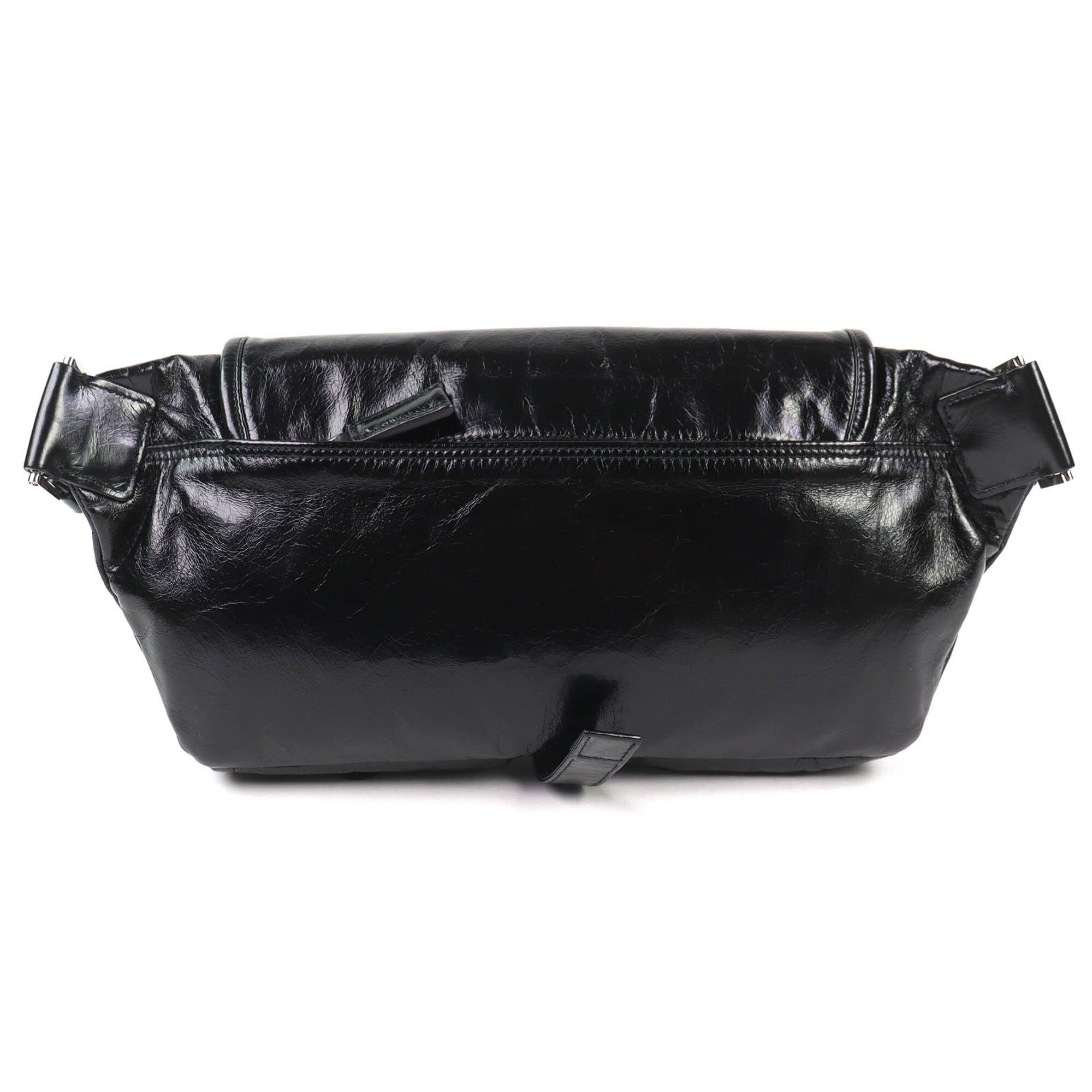 Prada Black Leather Shoulder Bag Sling Bag (Pre-Owned)