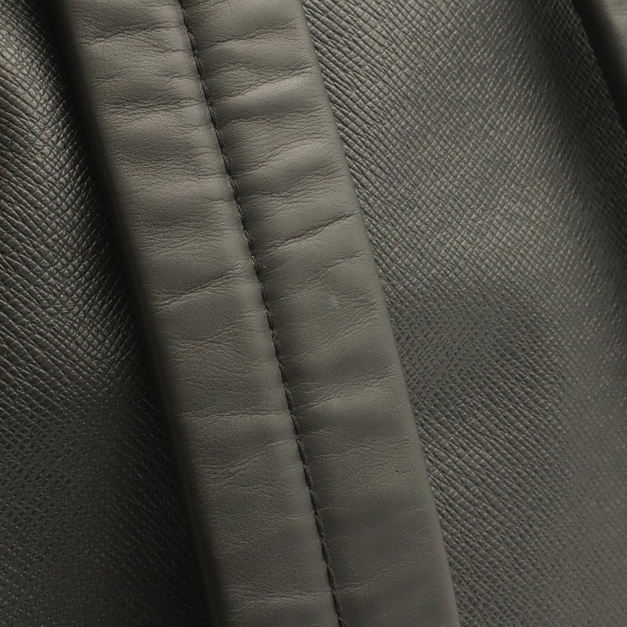 Louis Vuitton Black Gray Monogram Eclipse Canvas Taiga Leather Leather Backpack (Pre-Owned)