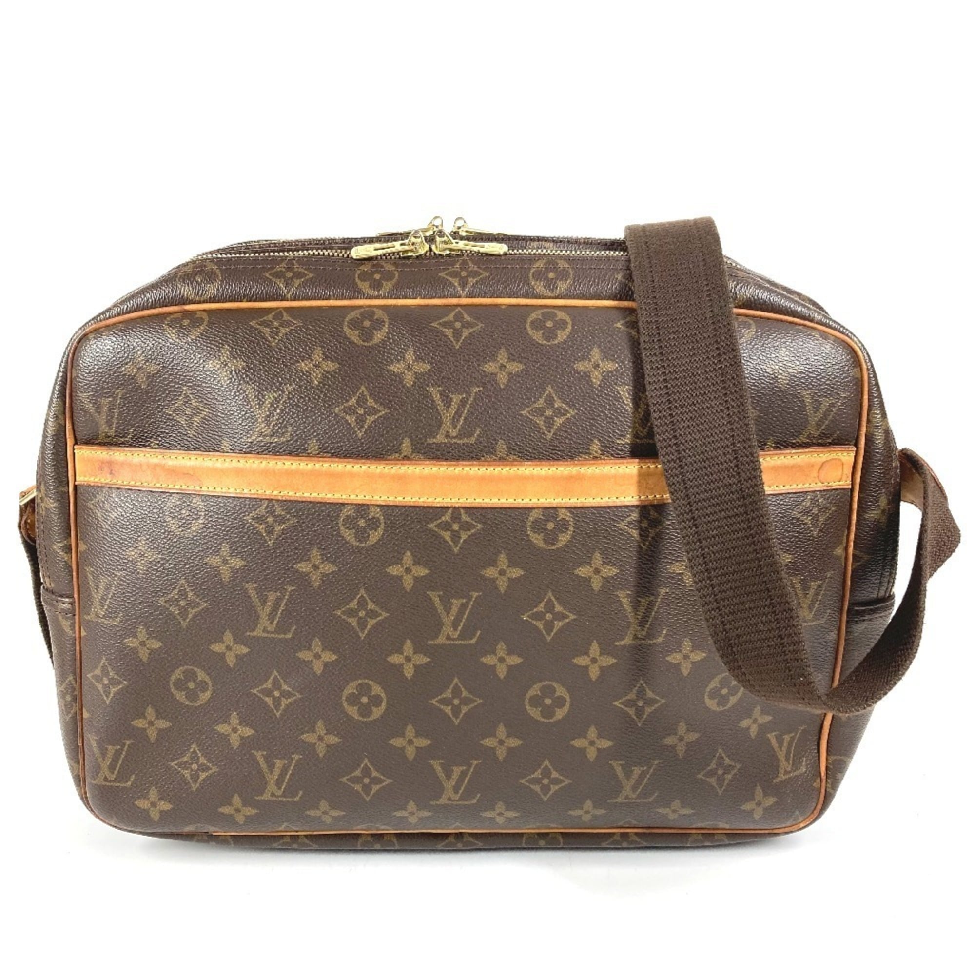 Louis Vuitton Brown Monogram Handbag Pochette Shoulder Bag (Pre-Owned)
