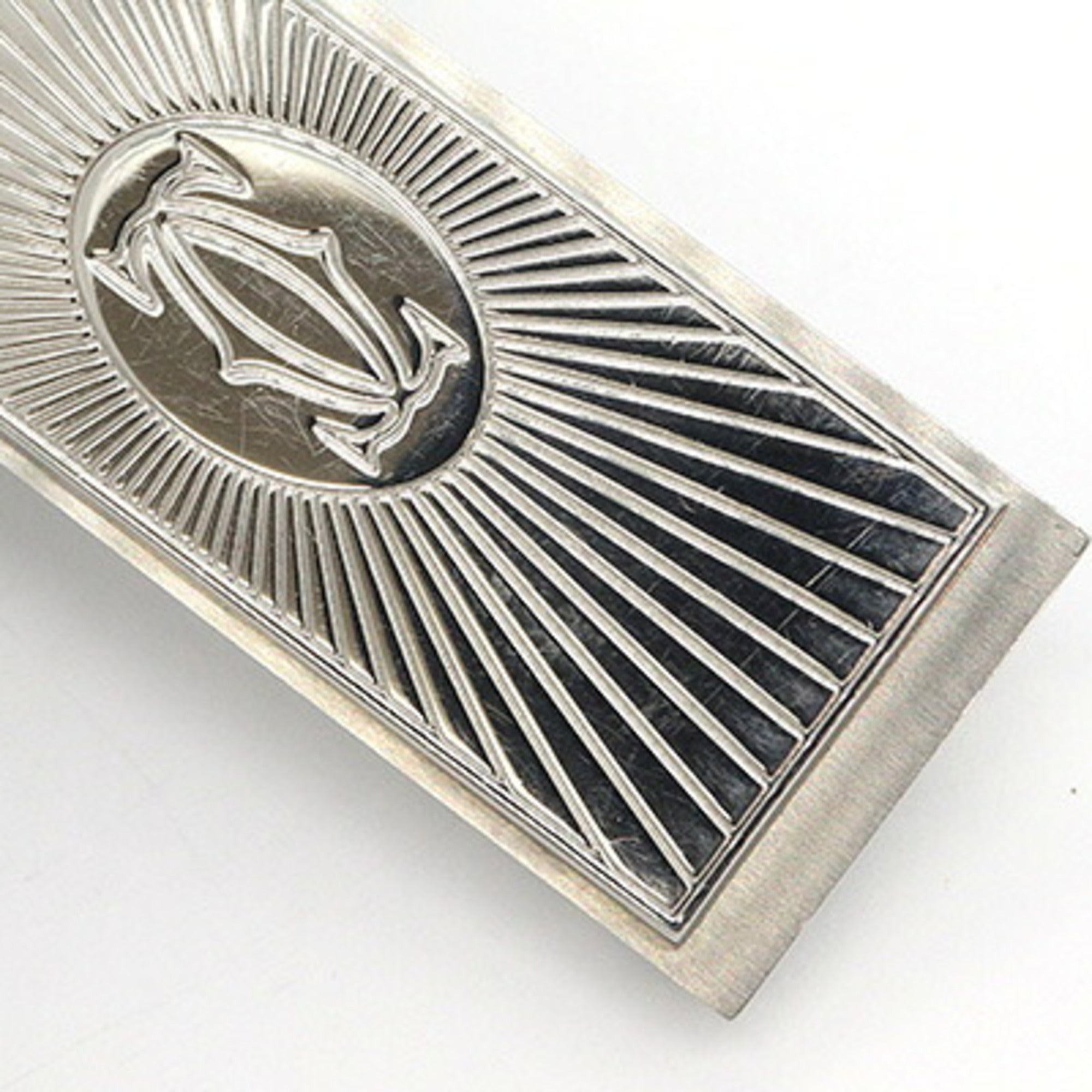 Cartier C De Cartier Silver Metal Money Clip (Pre-Owned)