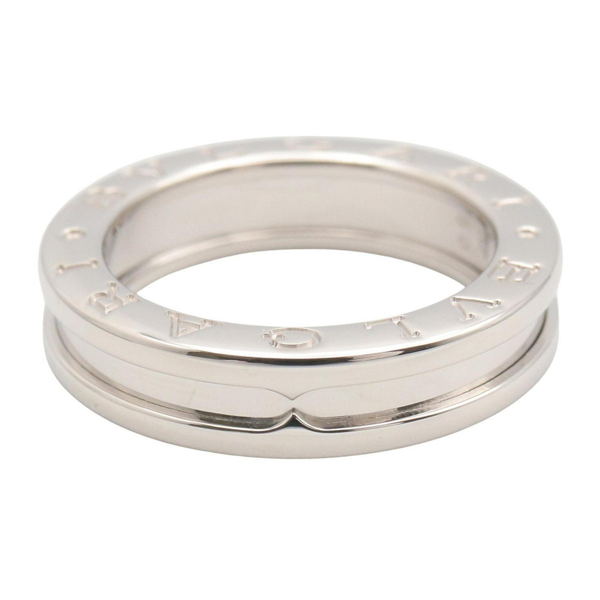 Bvlgari B.Zero1 Silver White Gold (18K) Band Ring (Pre-Owned)