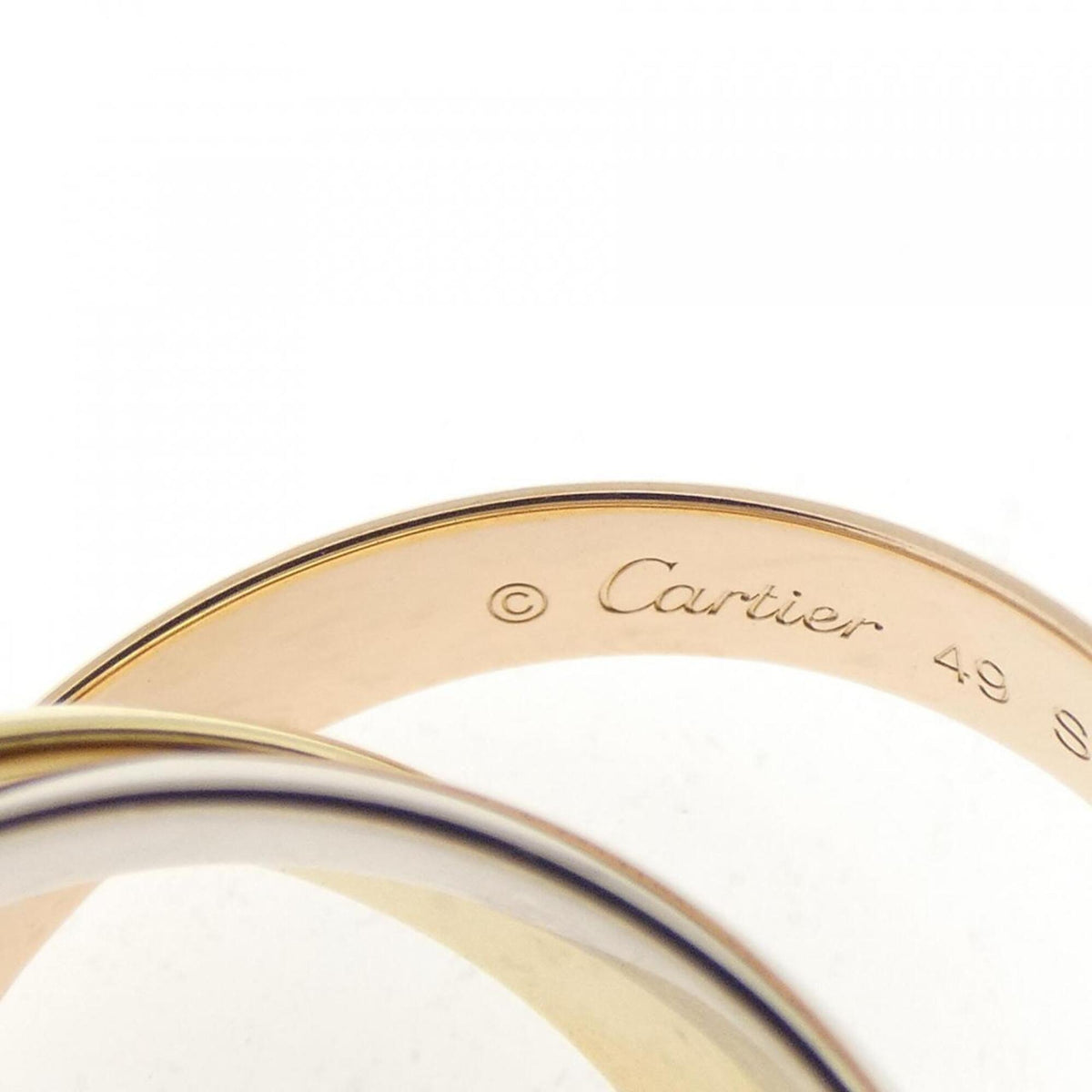 Cartier Trinity Yellow Gold (18K) Pink Gold (18K) White Gold (18K) Band Ring (Pre-Owned)