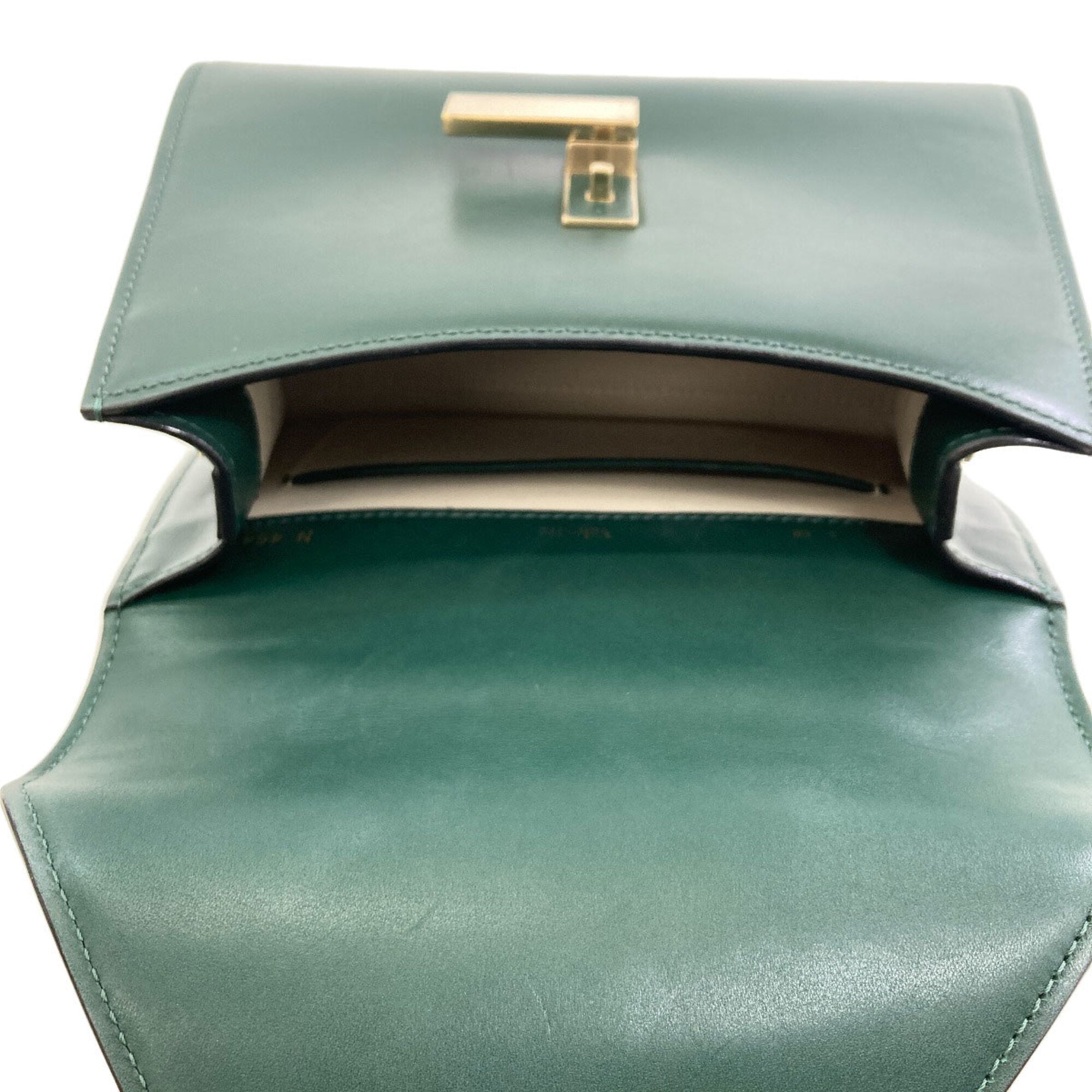 Valextra Green Handbag (Pre-Owned)