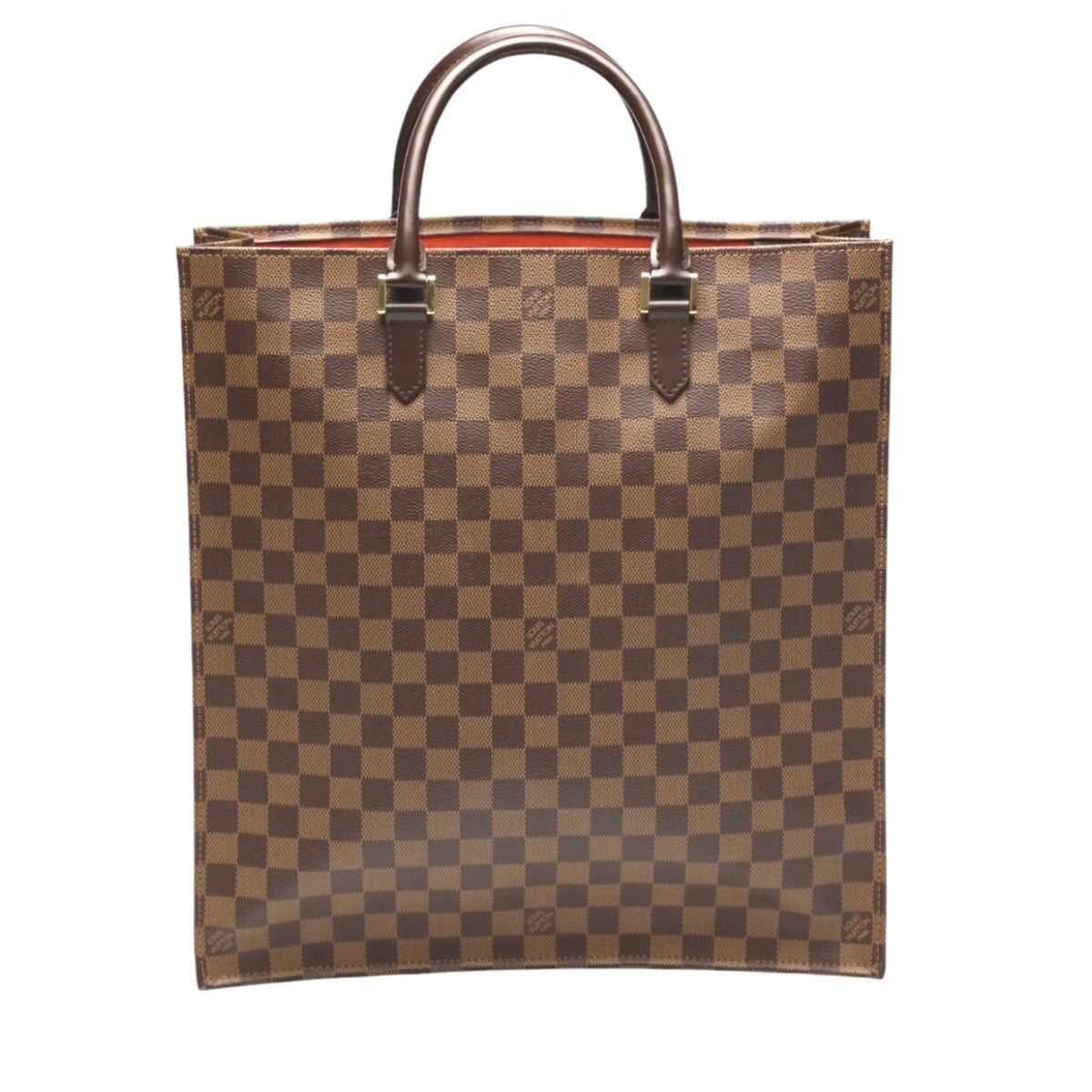 Louis Vuitton Brown Damier Canvas Ebene Damier Canvas Handbag Tote Bag (Pre-Owned)