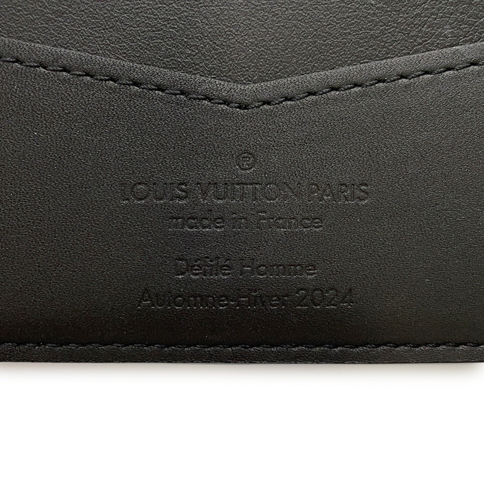 Louis Vuitton Monogram Black Gray Noir Monogram Wallet (Bi-Fold) (Pre-Owned)