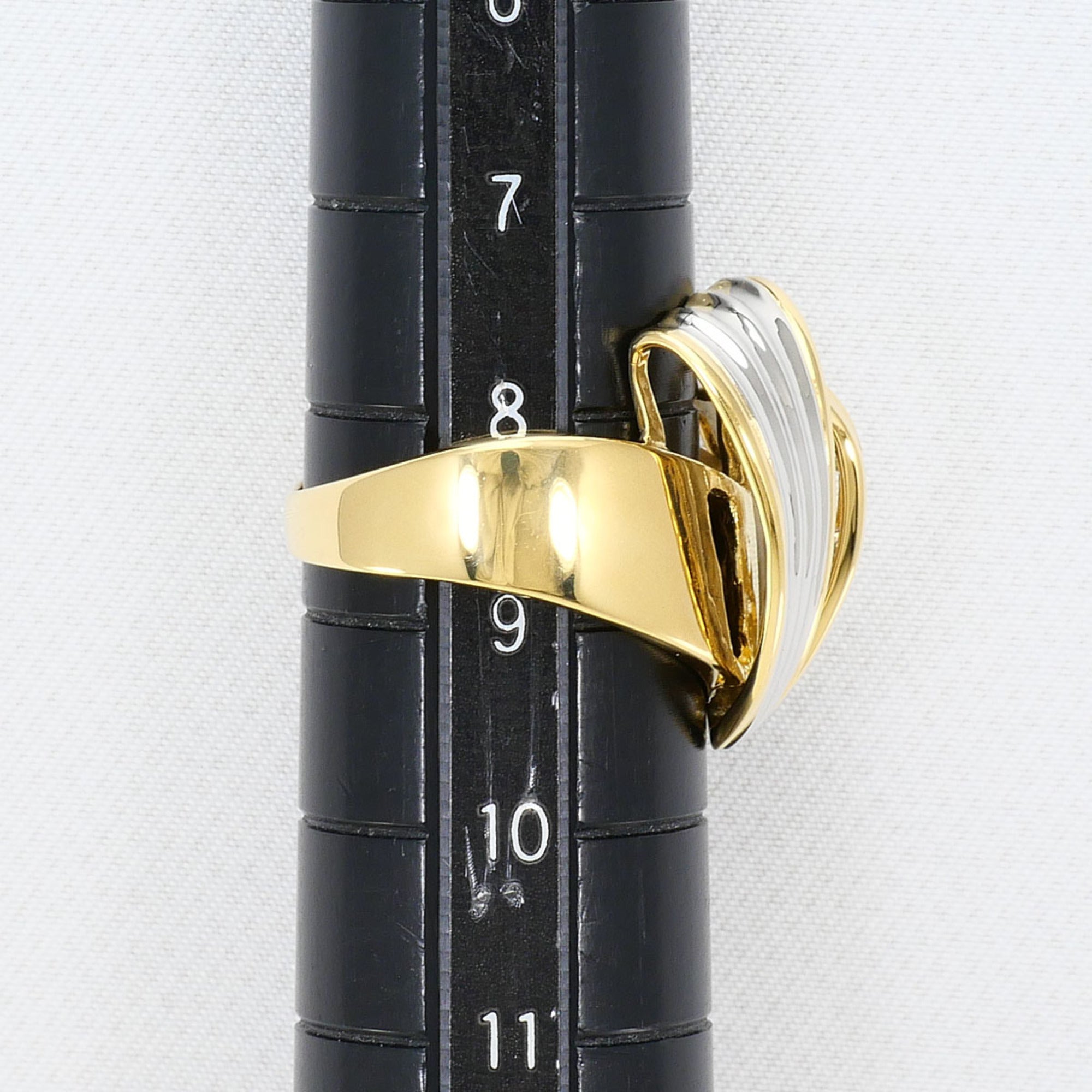 Unbranded Platinum Yellow Gold Yellow Gold (18K) Platinum 900 Band Ring (Pre-Owned)