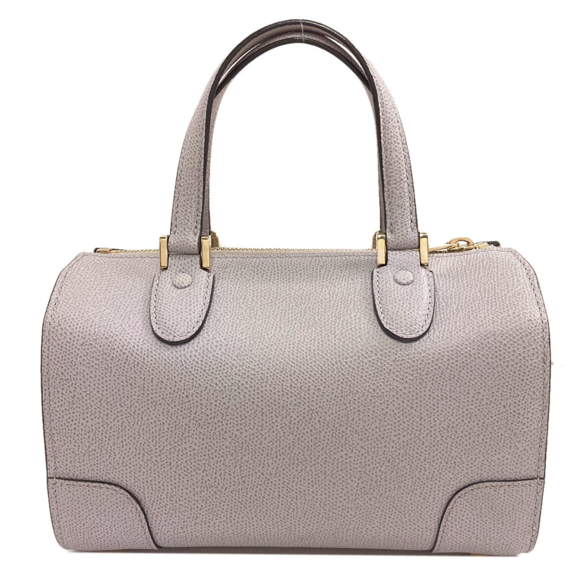 Valextra Light Gray Leather Handbag (Pre-Owned)