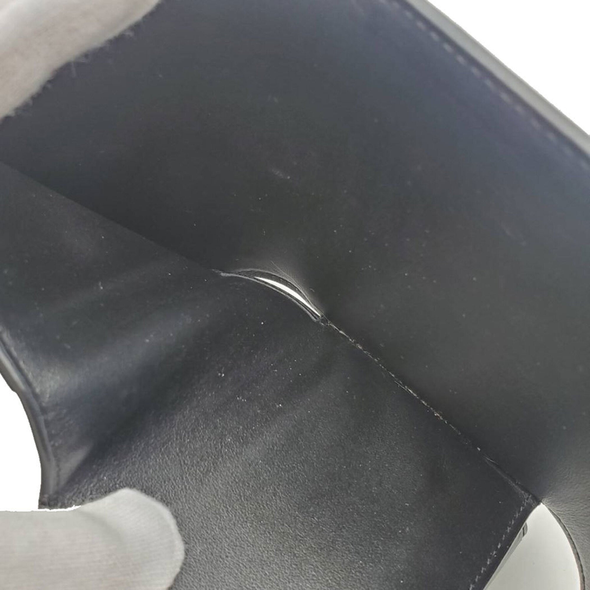 Celine Black Leather Wallet (Bi-Fold) (Pre-Owned)