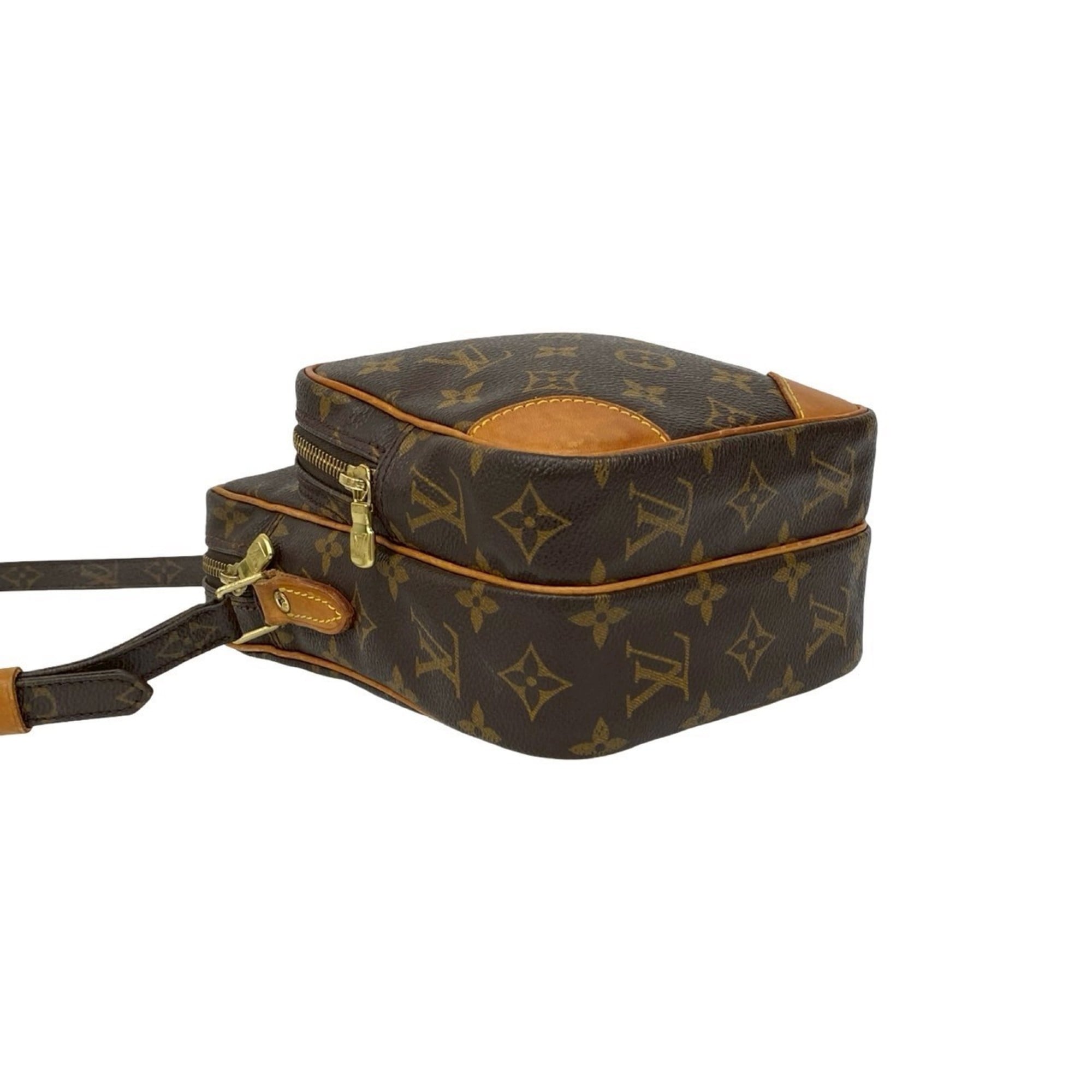 Louis Vuitton Brown Leather Pvc Pochette Shoulder Bag (Pre-Owned)