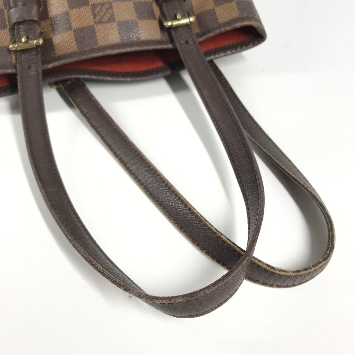 Louis Vuitton Brown Damier Canvas Ebene Galle Damier Graphite Pouch Shoulder Bag Tote Bag (Pre-Owned)