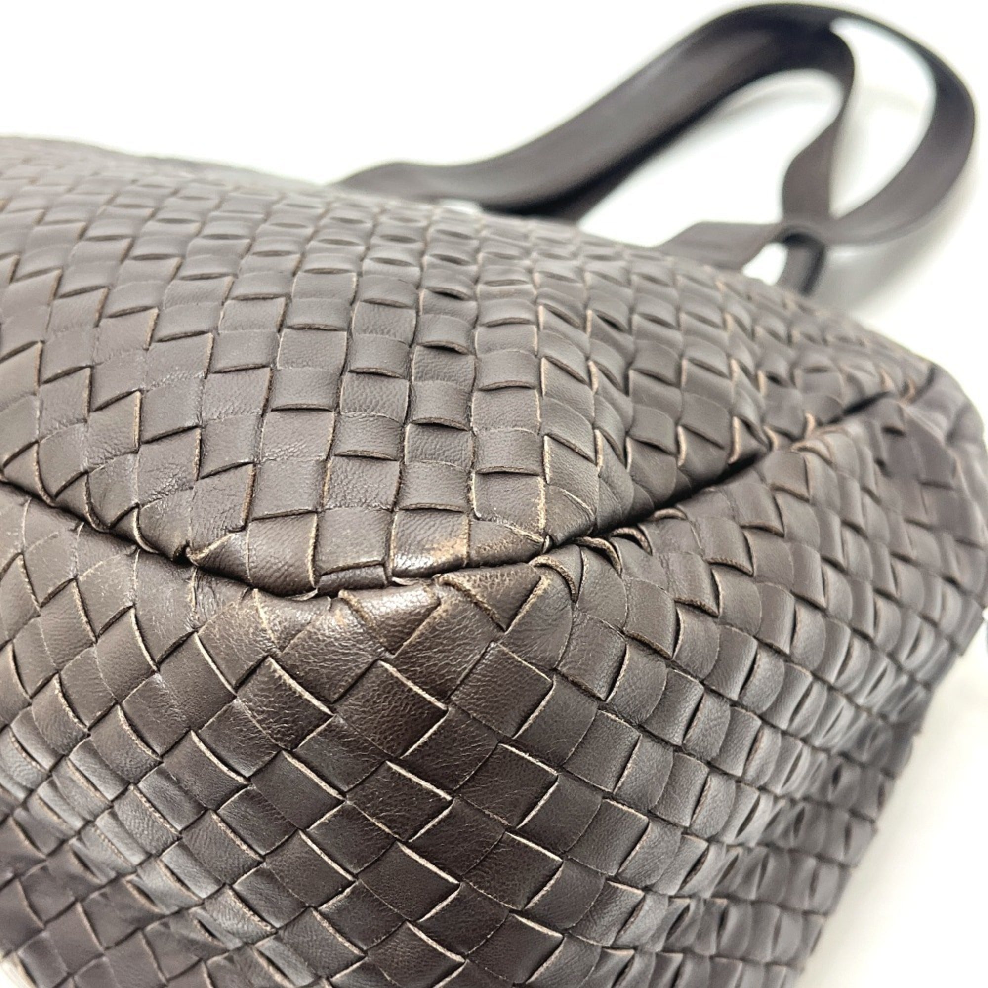 Bottega Veneta Brown Leather Boston Bag (Pre-Owned)