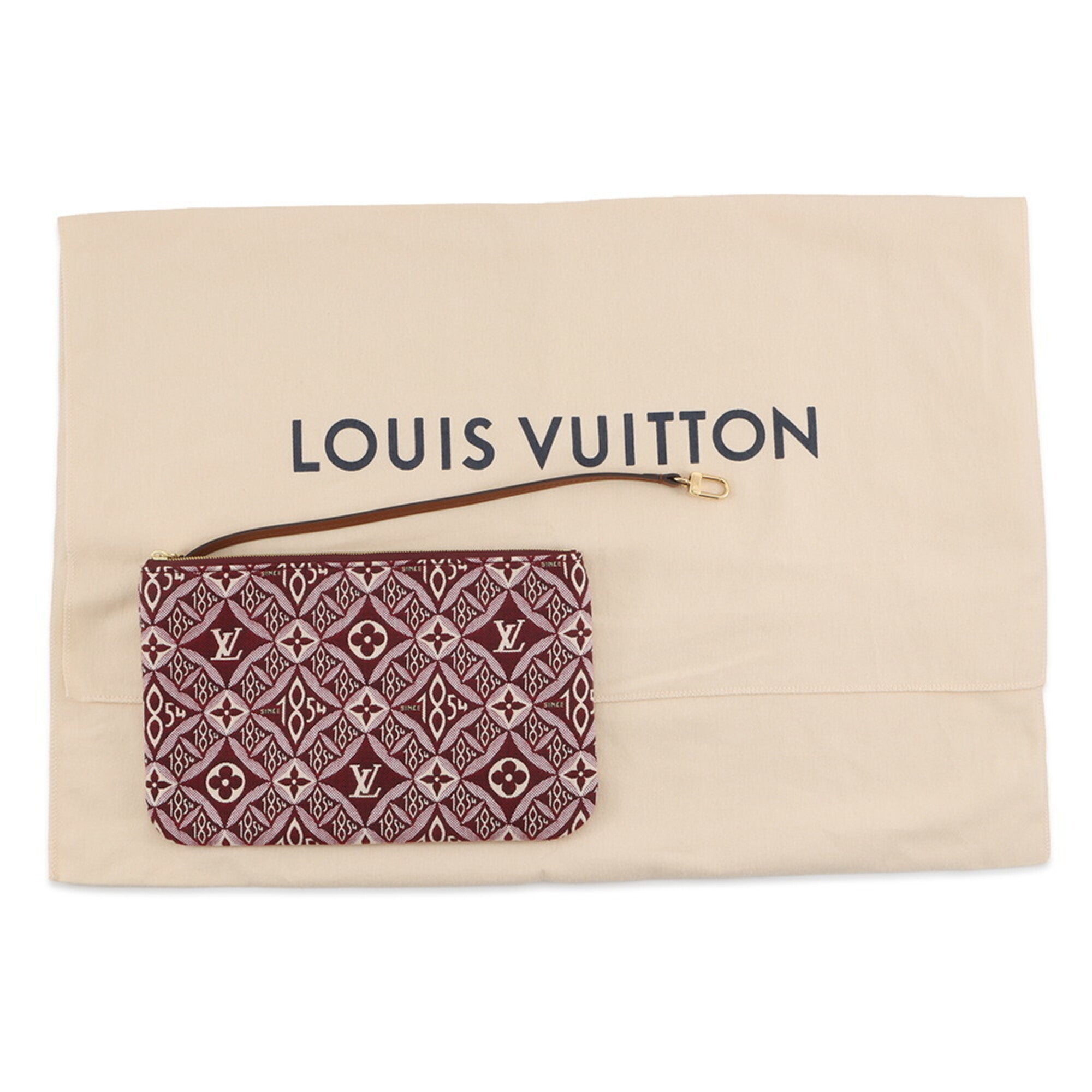Louis Vuitton Bordeaux Monogram Jacquard Handbag Shoulder Bag Tote Bag (Pre-Owned)