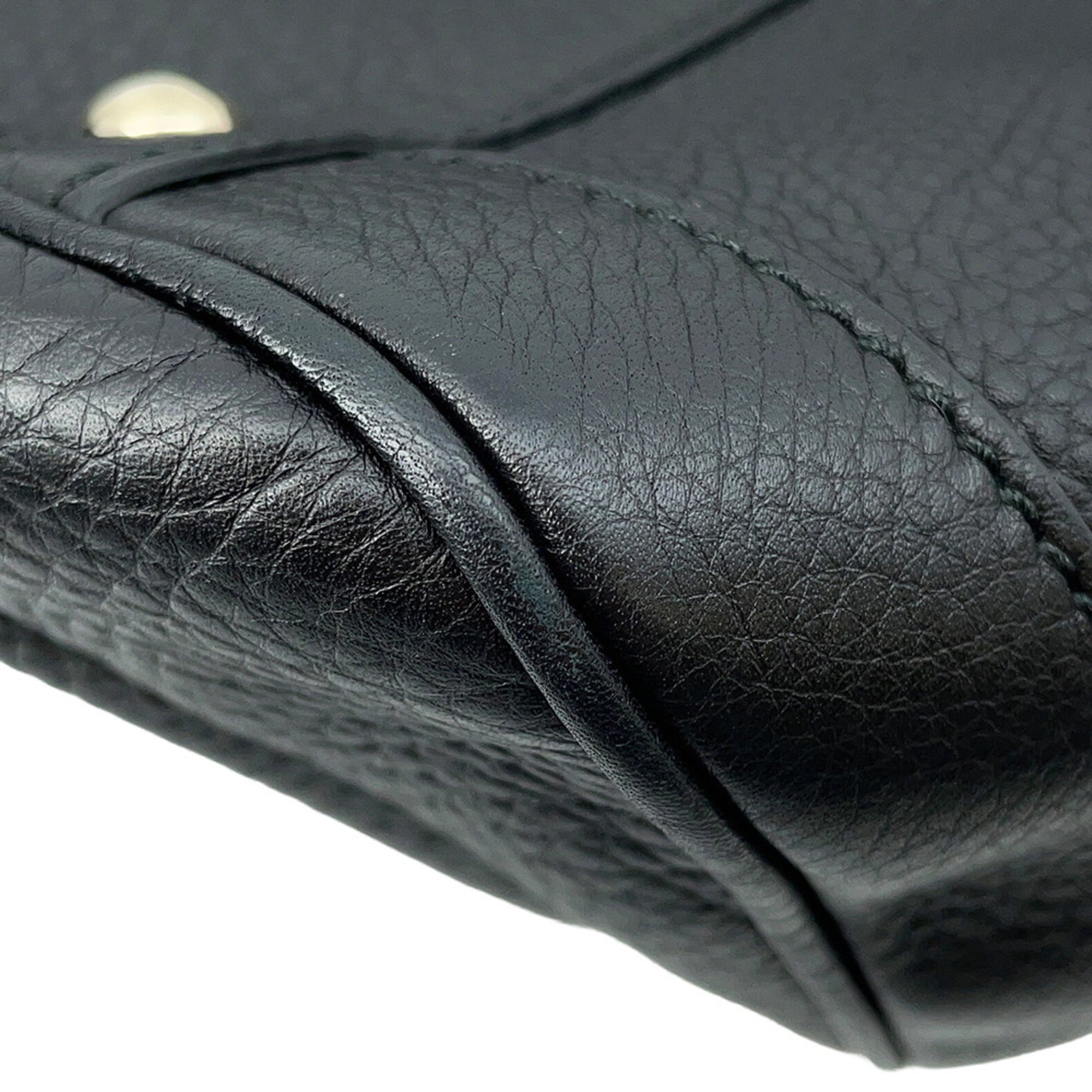 Gucci Black Leather Boston Bag (Pre-Owned)