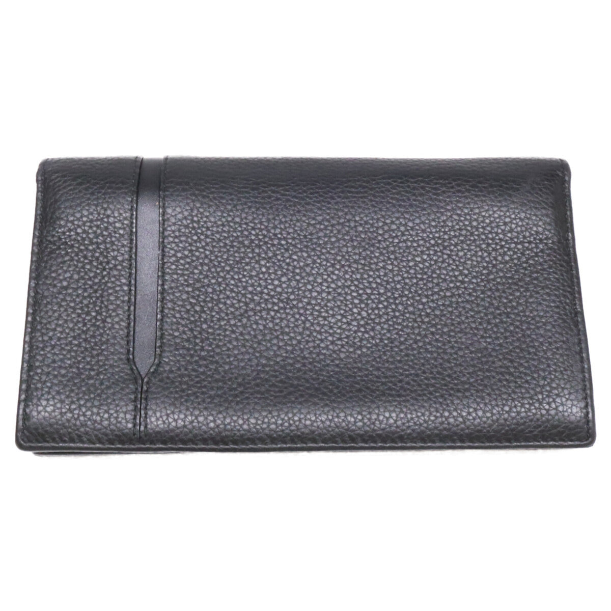 Bvlgari Black Leather Long Wallet (Bi-Fold) (Pre-Owned)