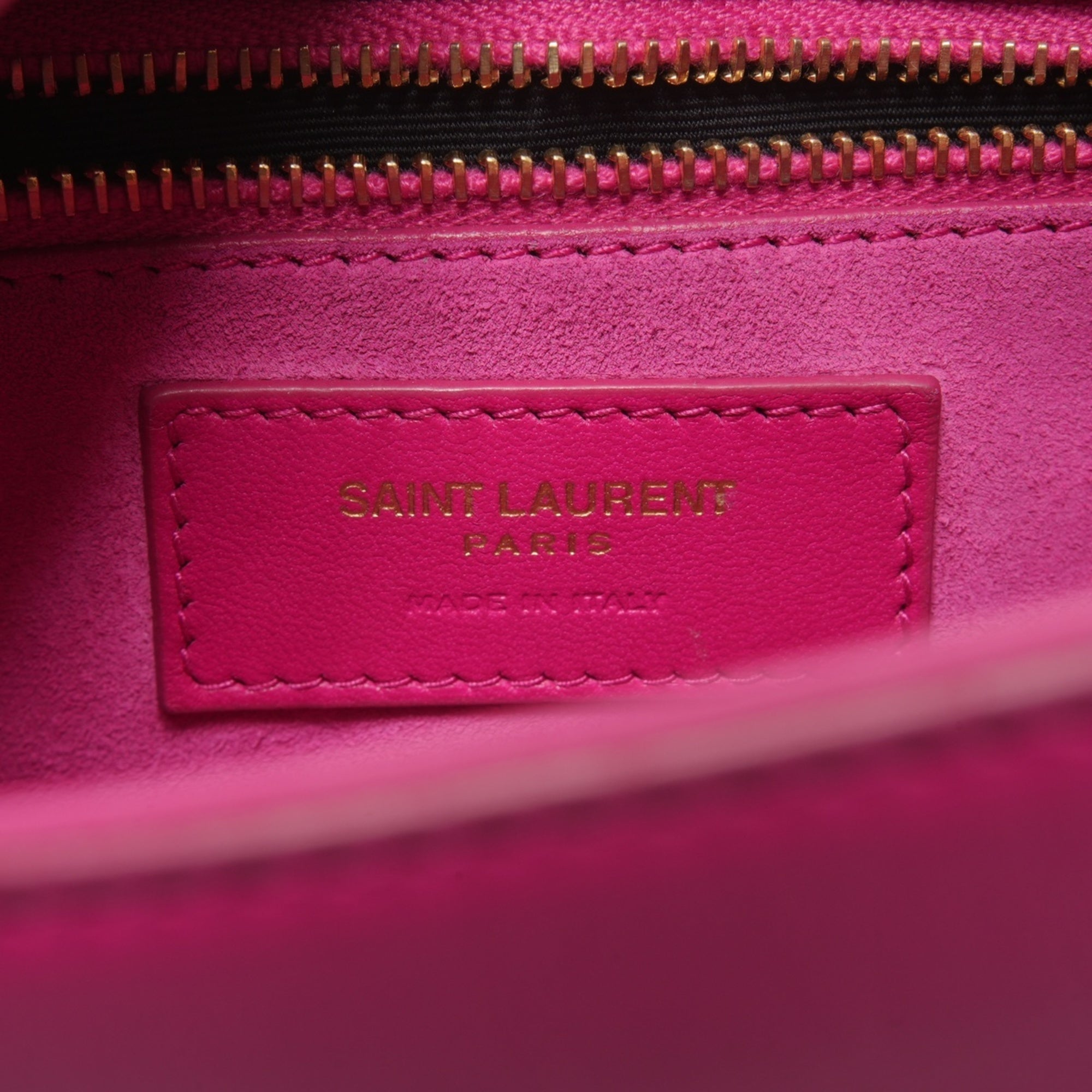 Yves Saint Laurent Pink Leather Shoulder Bag (Pre-Owned)