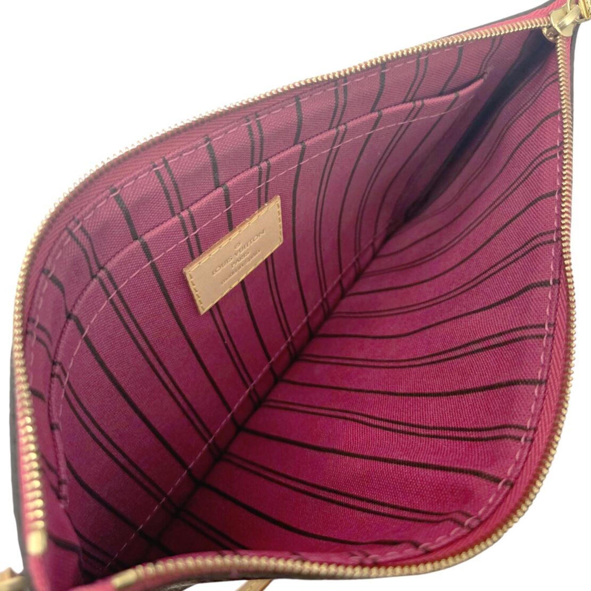 Louis Vuitton Monogram Brown Monogram Pivoine Monogram Pouch Tote Bag (Pre-Owned)