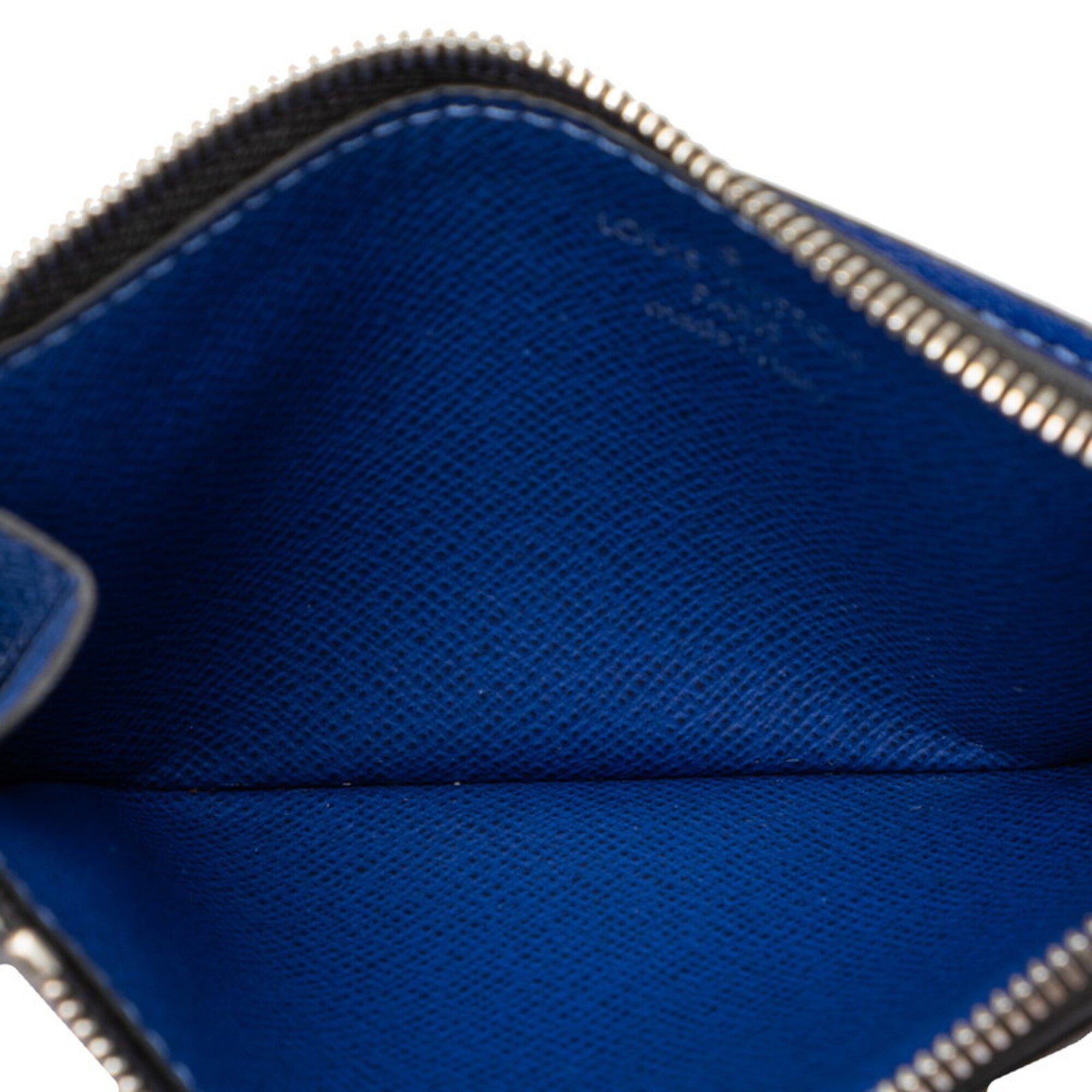 Louis Vuitton Blue Pvc Leather Coin Purse/Coin Case (Pre-Owned)
