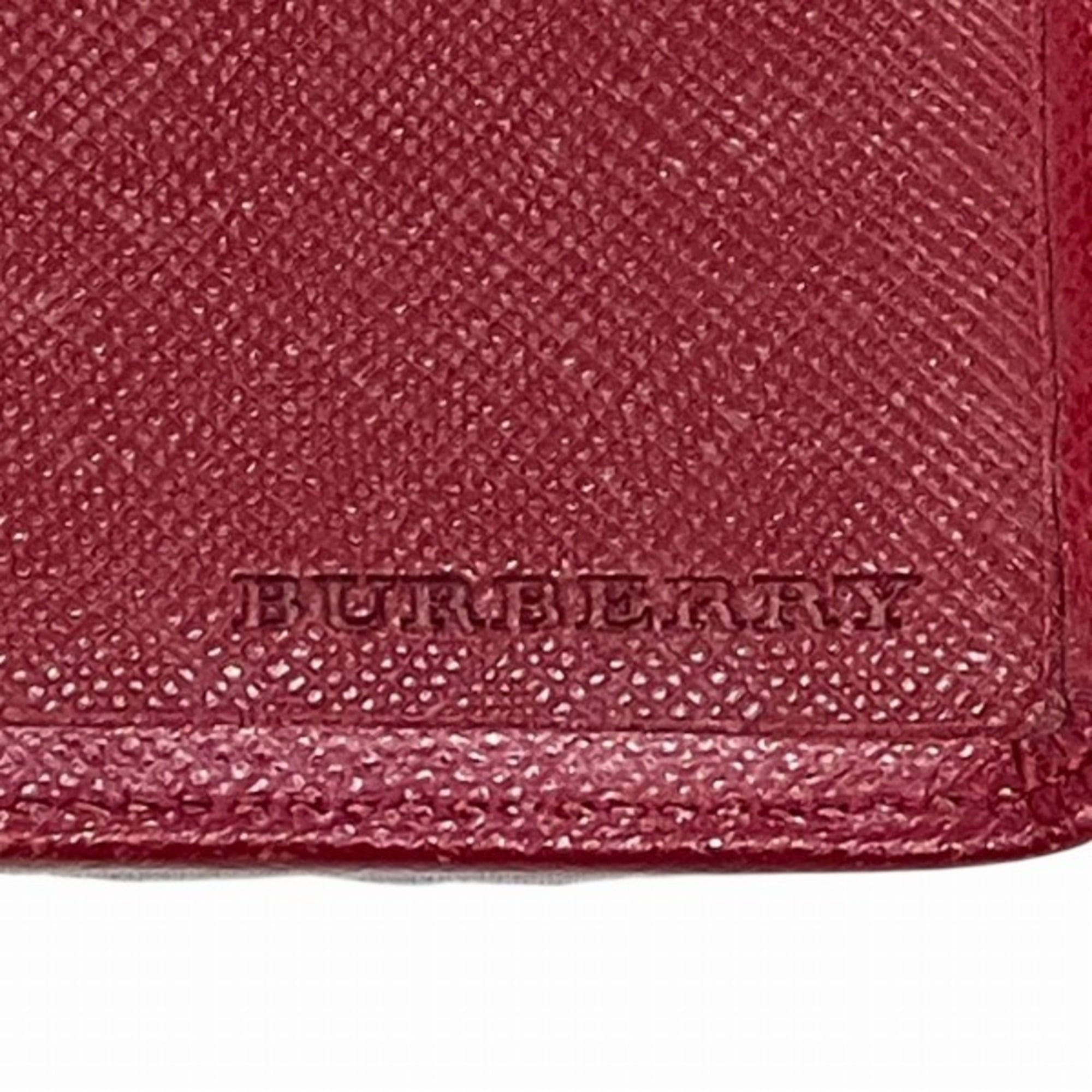 Burberry Multi-Color Leather Long Wallet (Bi-Fold) (Pre-Owned)