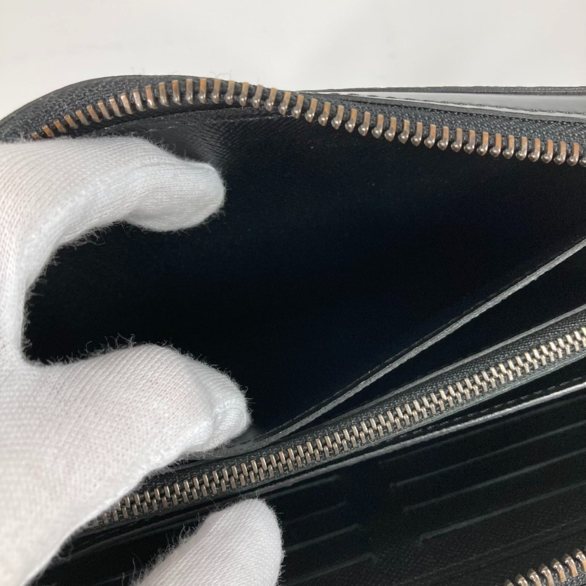 Louis Vuitton Monogram Eclipse Black Monogram Eclipse Monogram Eclipse Long Bill Wallet (Bi-Fold) (Pre-Owned)