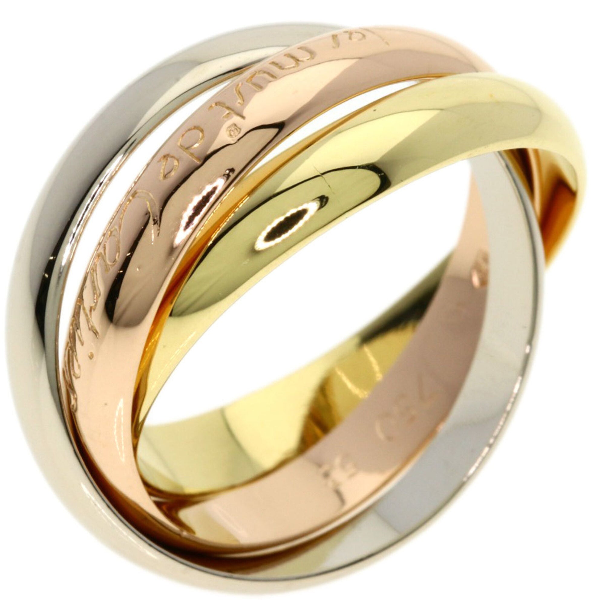 Cartier Yellow Gold (18K) Pink Gold (18K) White Gold (18K) Band Ring (Pre-Owned)