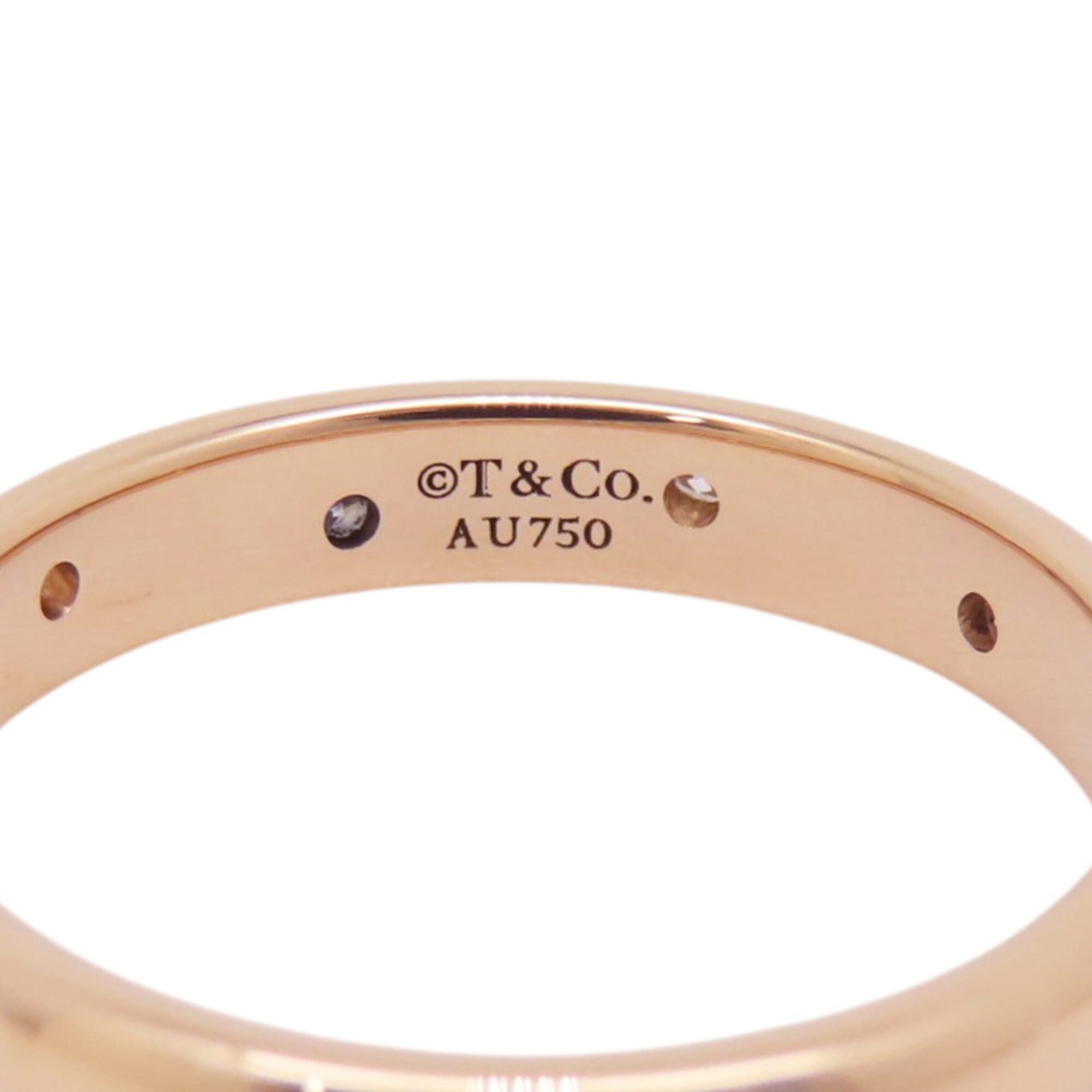 Tiffany Pink Gold (18K) Band Ring (Pre-Owned)