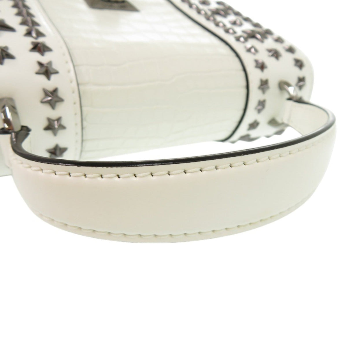 Jimmy Choo White Handbag Shoulder Bag (Pre-Owned)