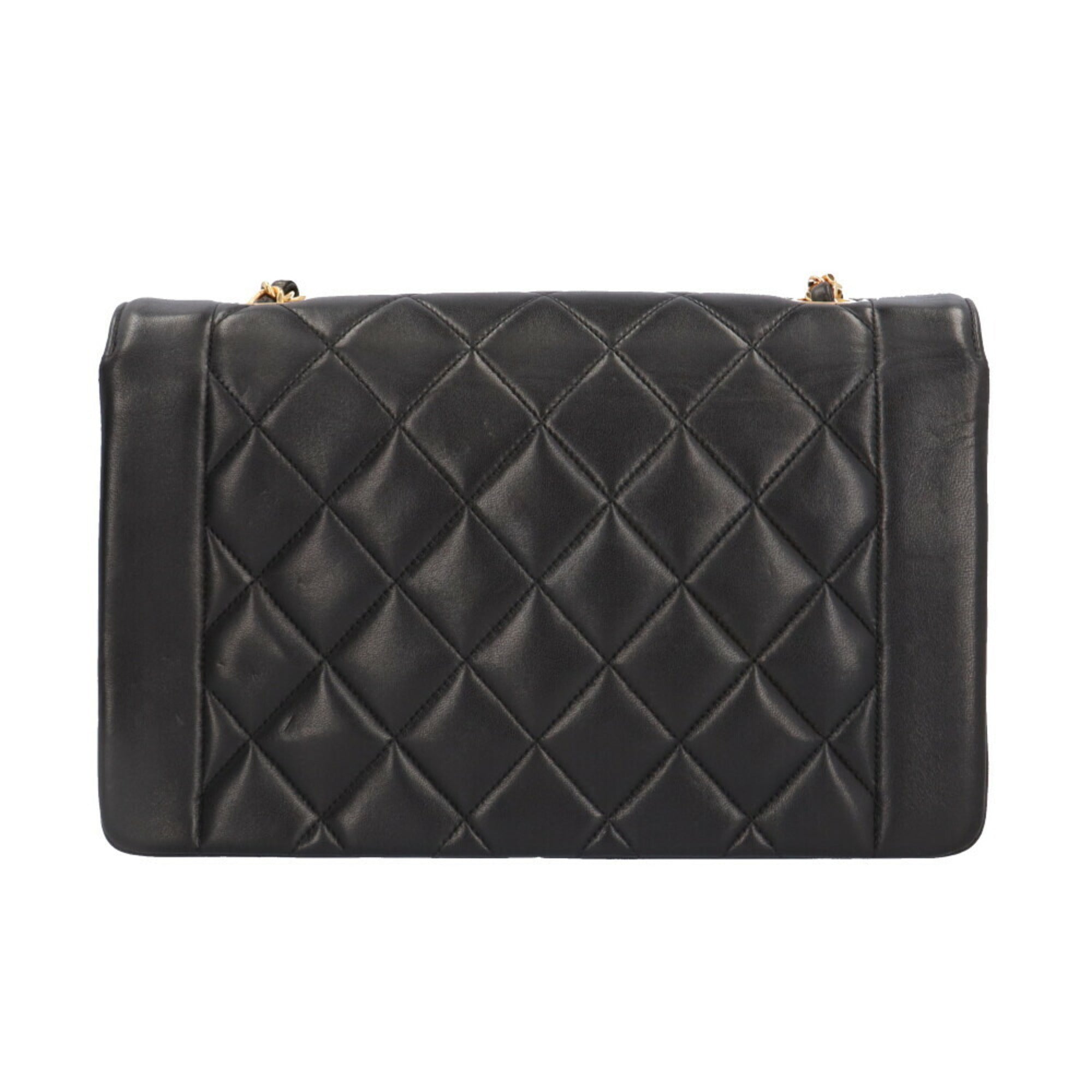 Chanel Black Leather Shoulder Bag (Pre-Owned)