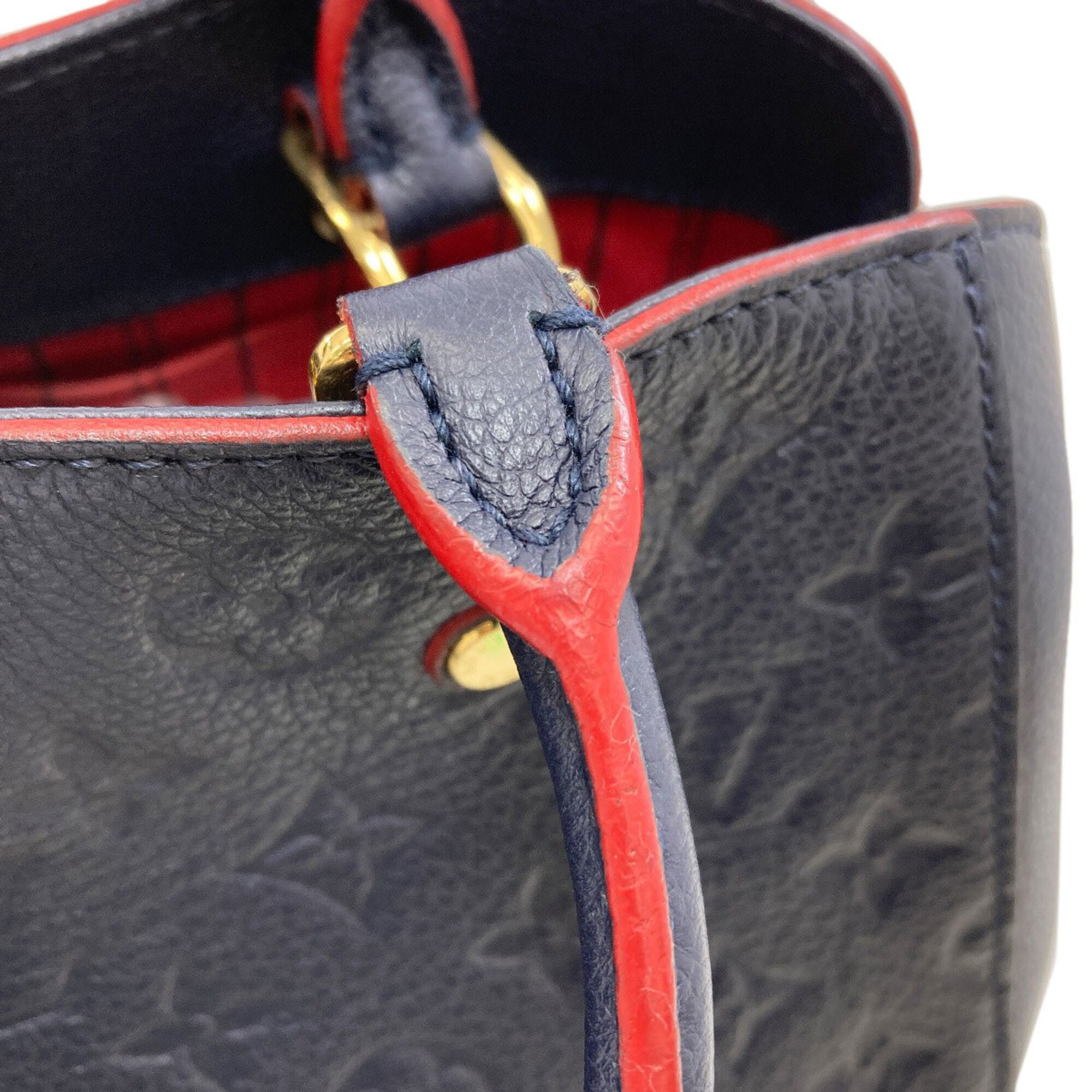 Louis Vuitton Marine Rouge Monogram Empreinte Handbag (Pre-Owned)