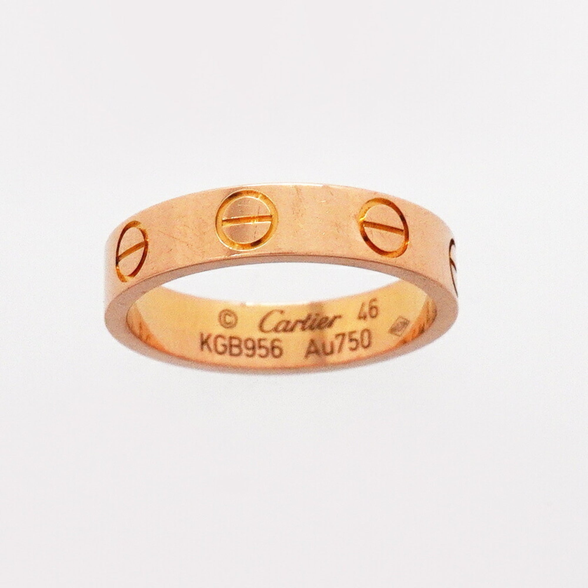 Cartier Pink Gold (18K) Band Ring (Pre-Owned)
