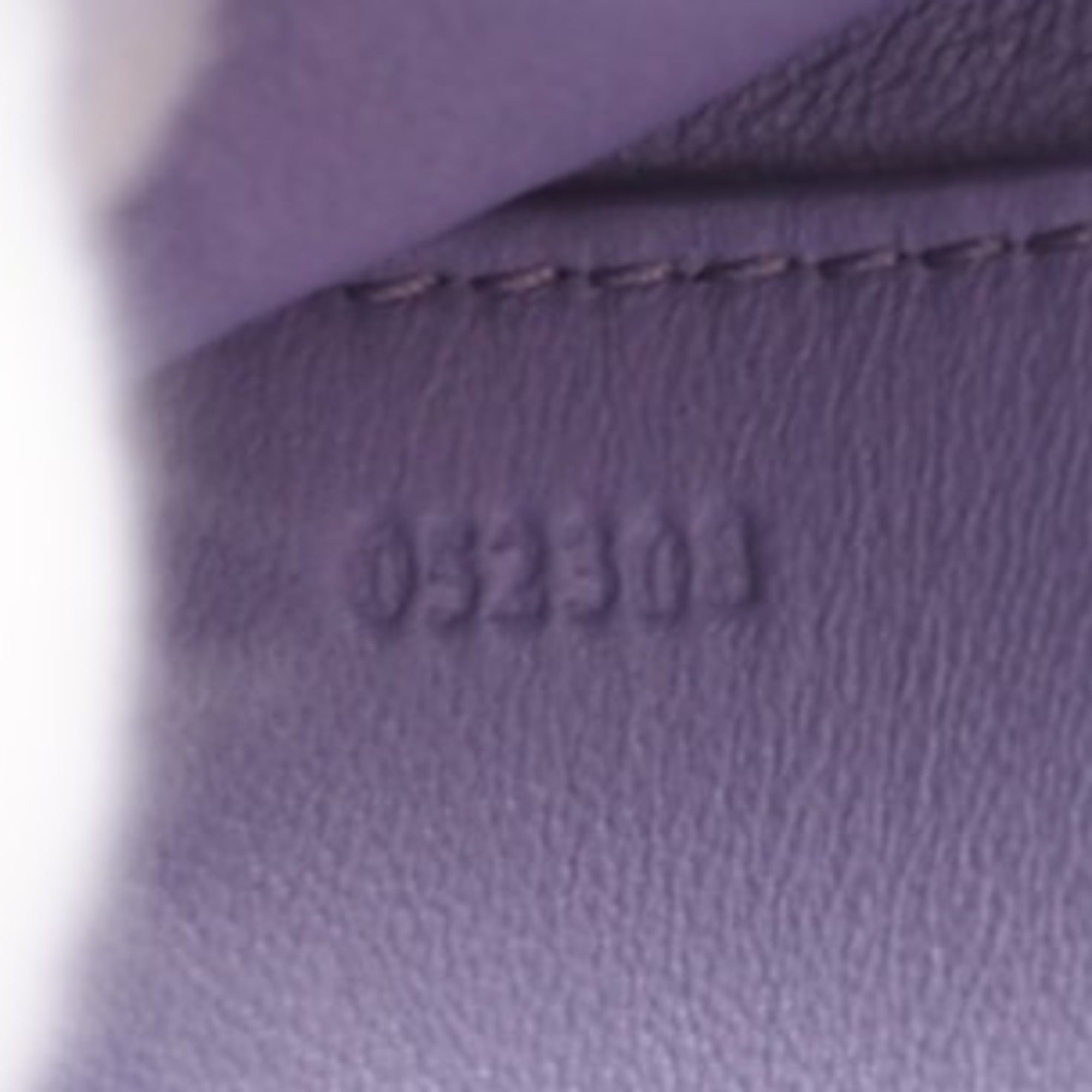 Loewe Purple Leather Shoulder Bag (Pre-Owned)
