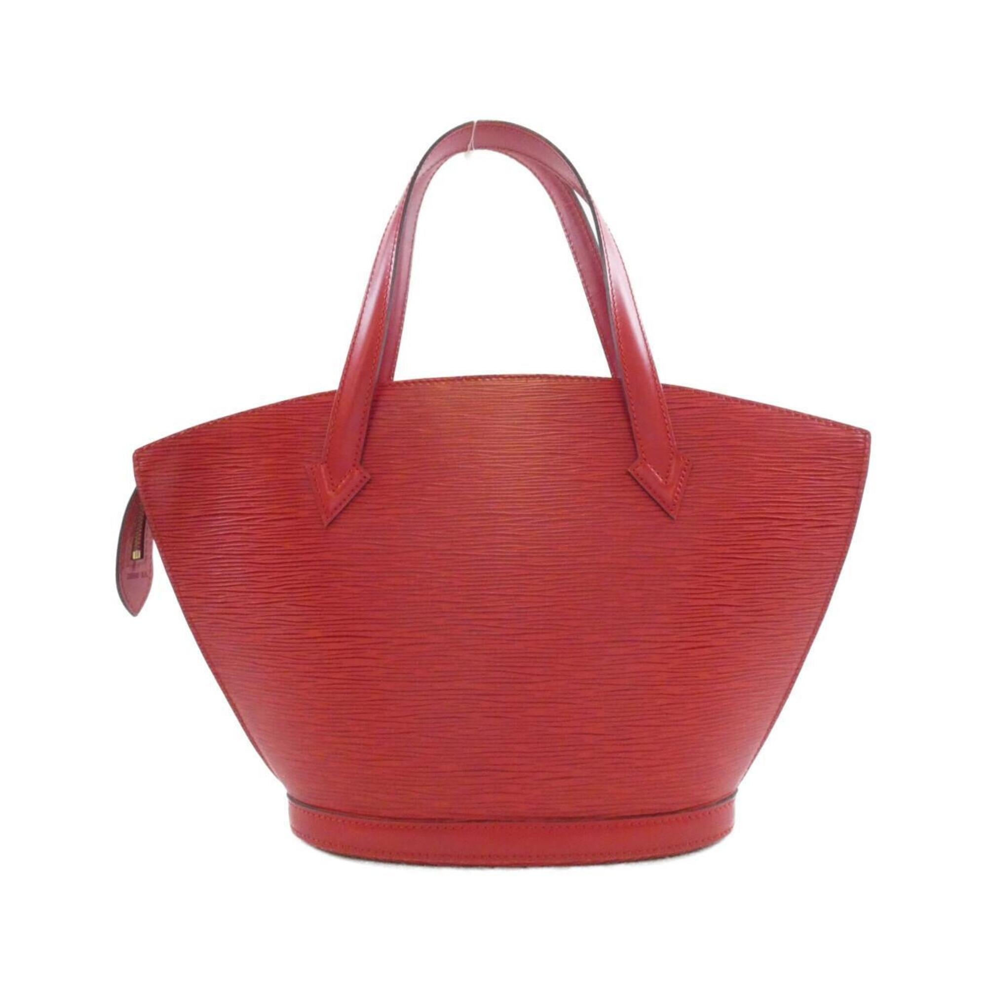 Louis Vuitton Red Color Leather Handbag (Pre-Owned)